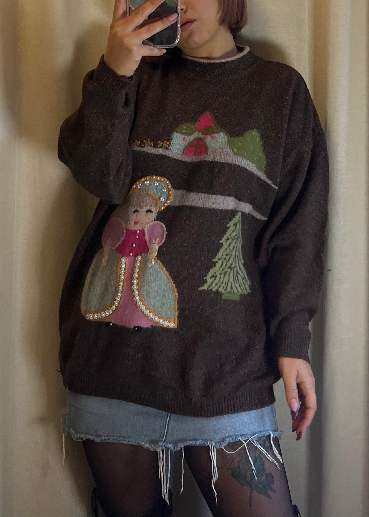 Maglione in lana principessa