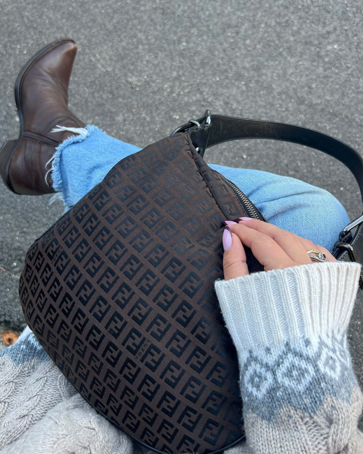 Fendi oyster cioccolato