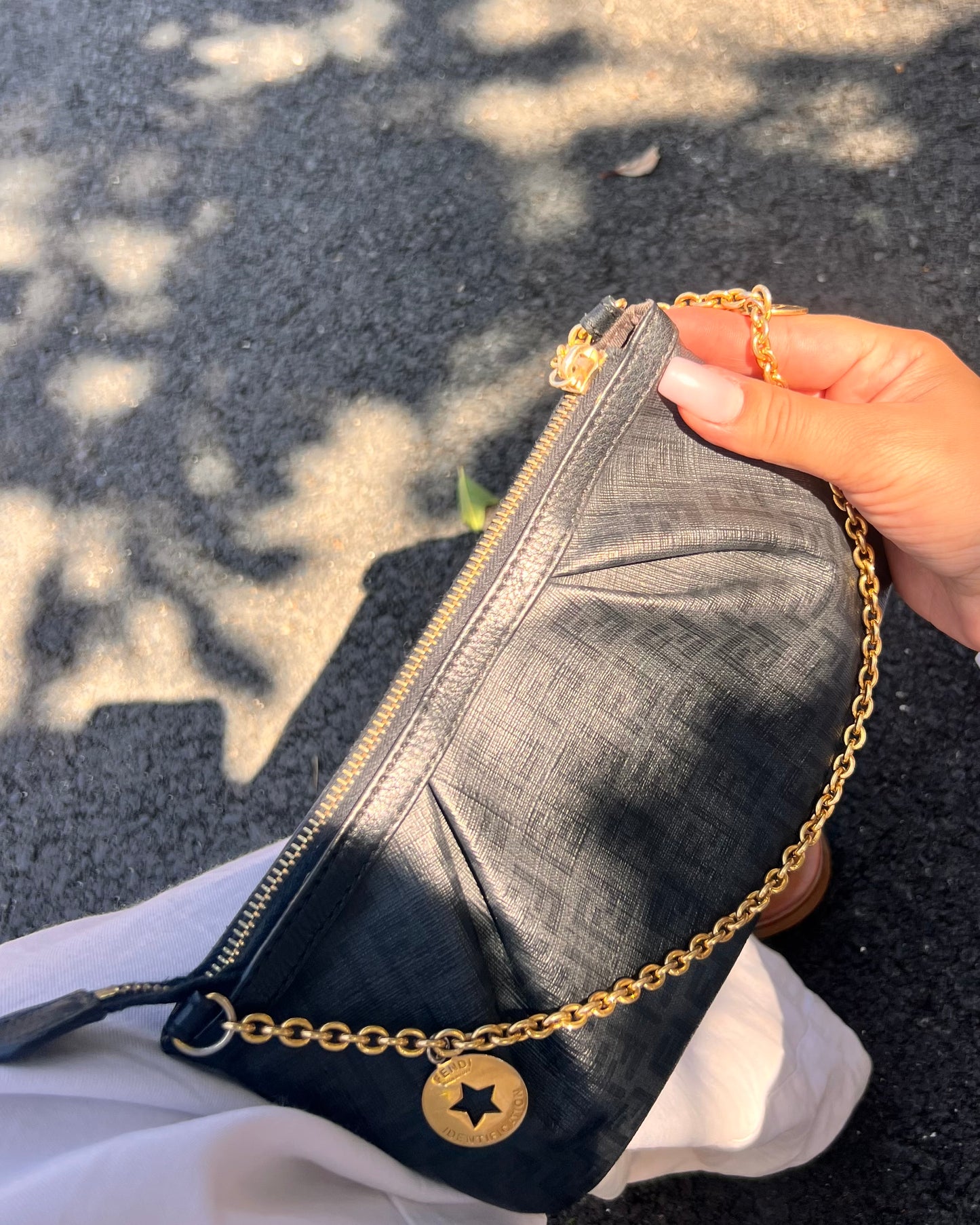 Fendi Baguette on Chain