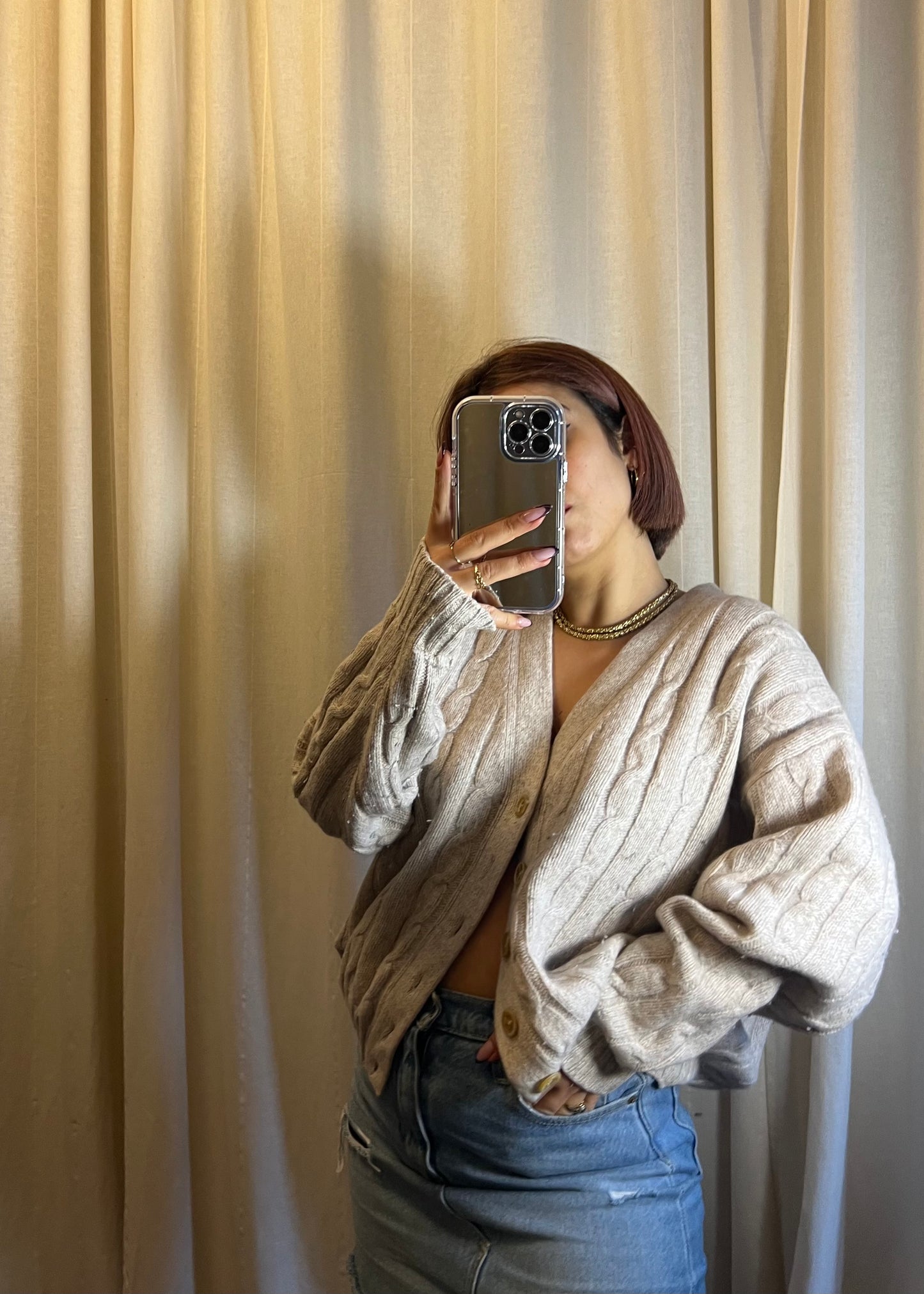 cardigan in lana Benetton vintage