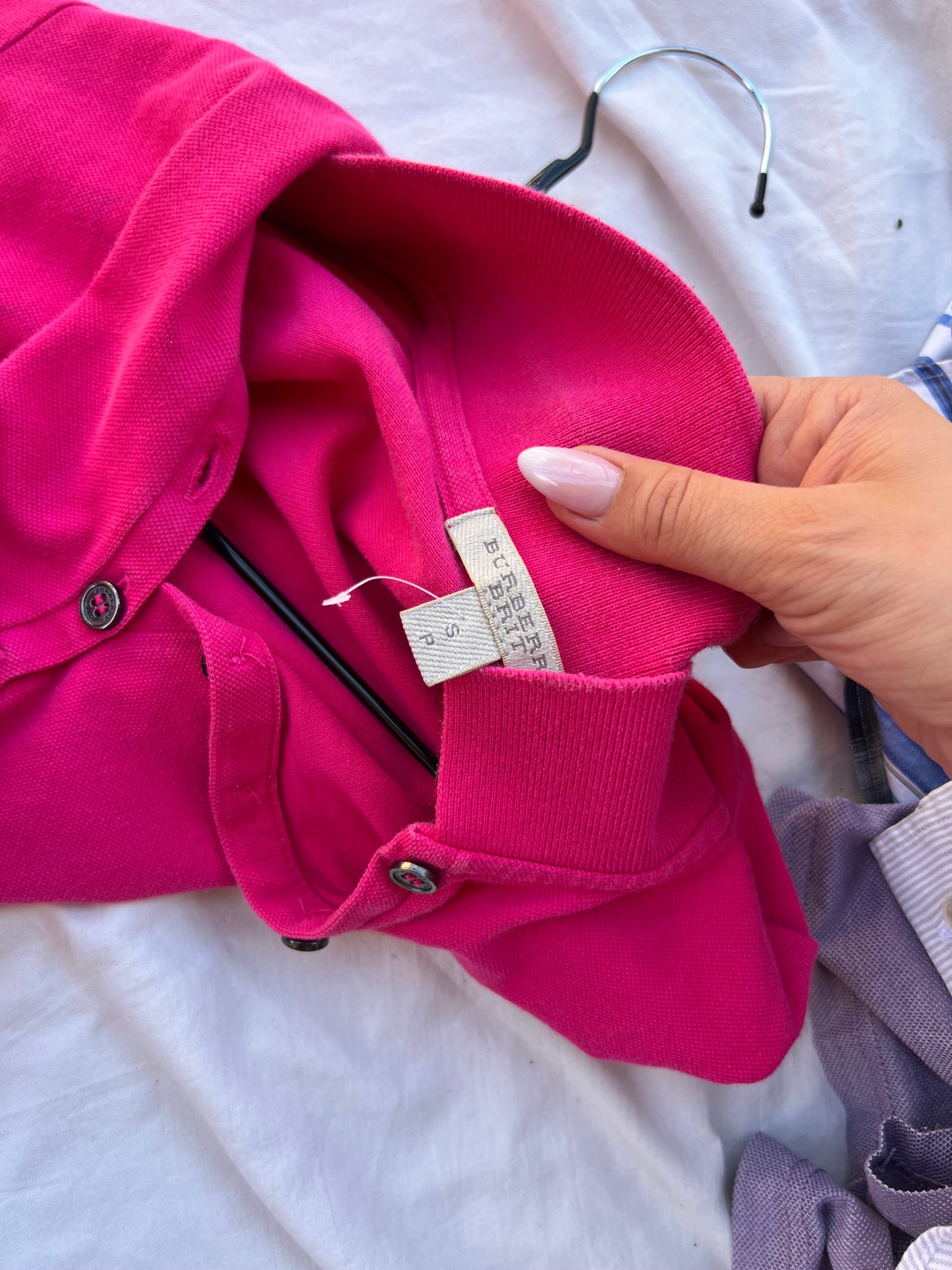 Polo Donna Burberry Brit – Rosa Magenta