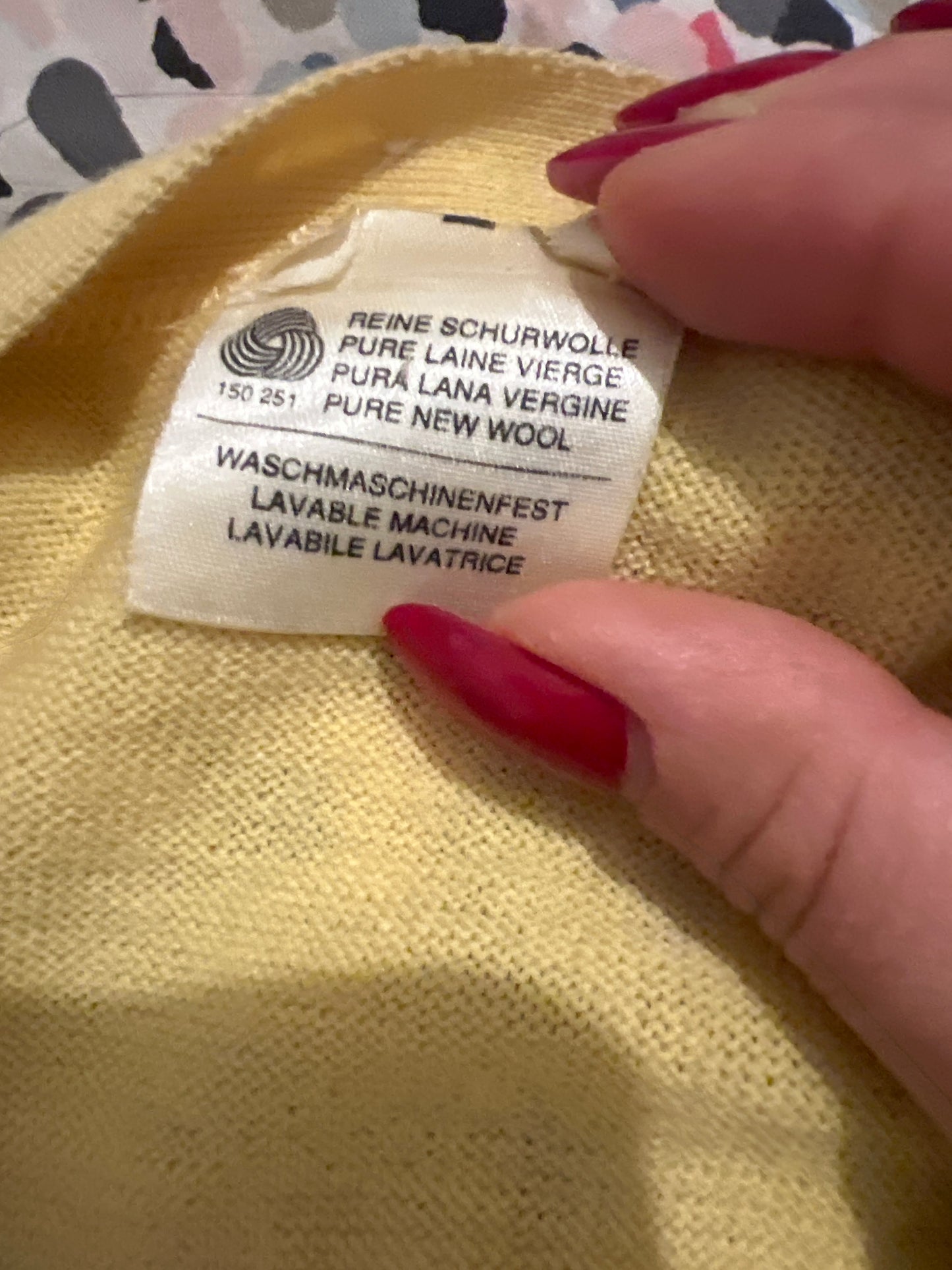 Gilet vintage in pura lana vergine