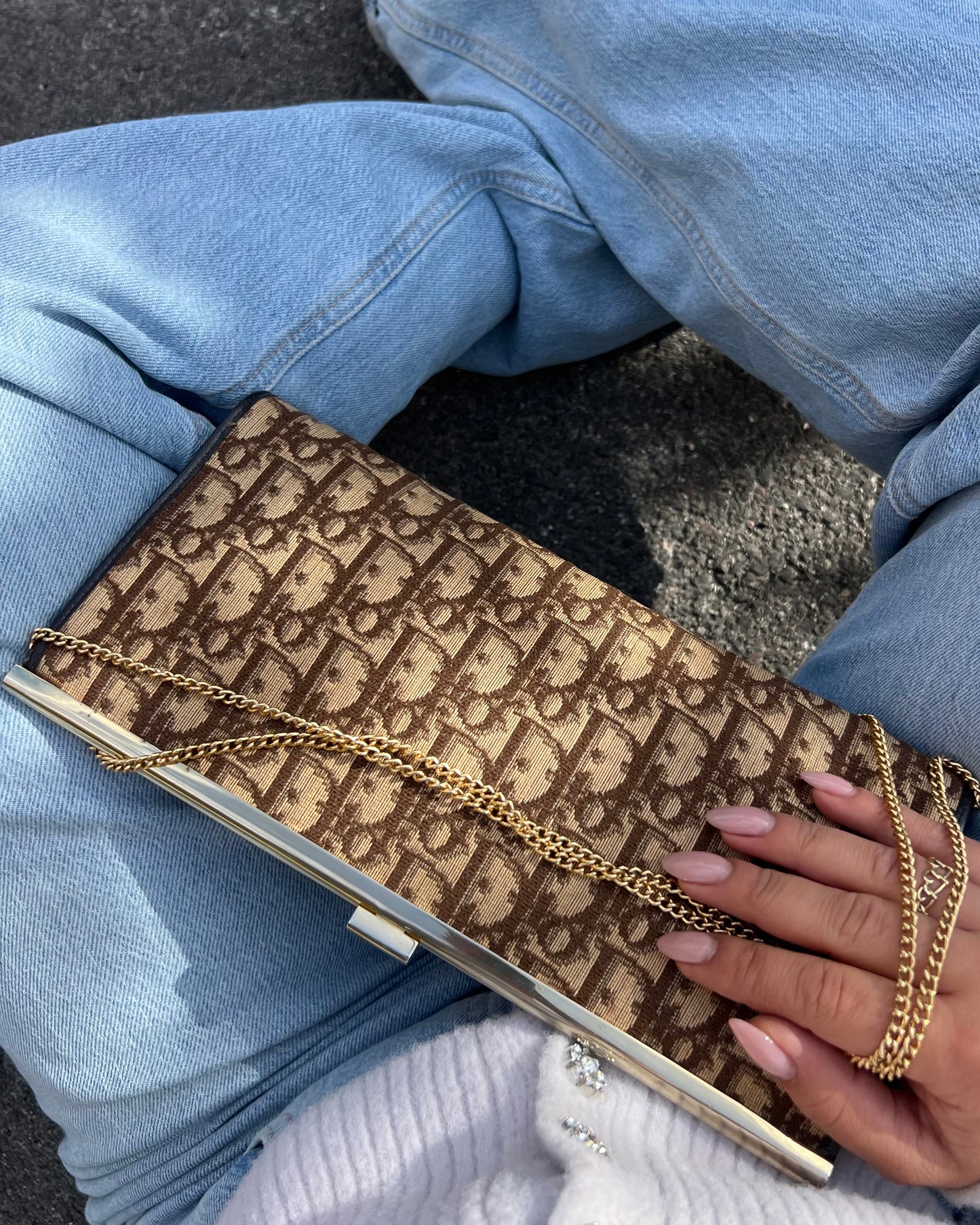 Clutch Dior vintage 1970