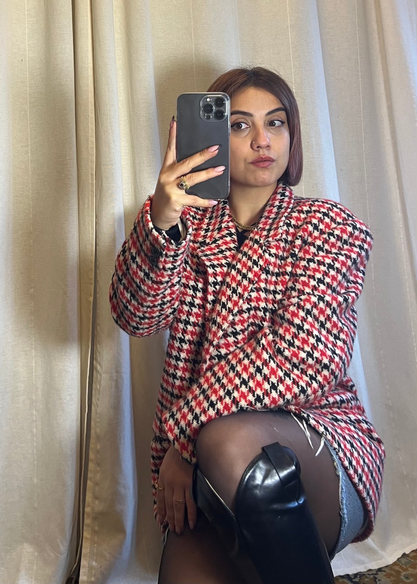 Blazer vintage in lana