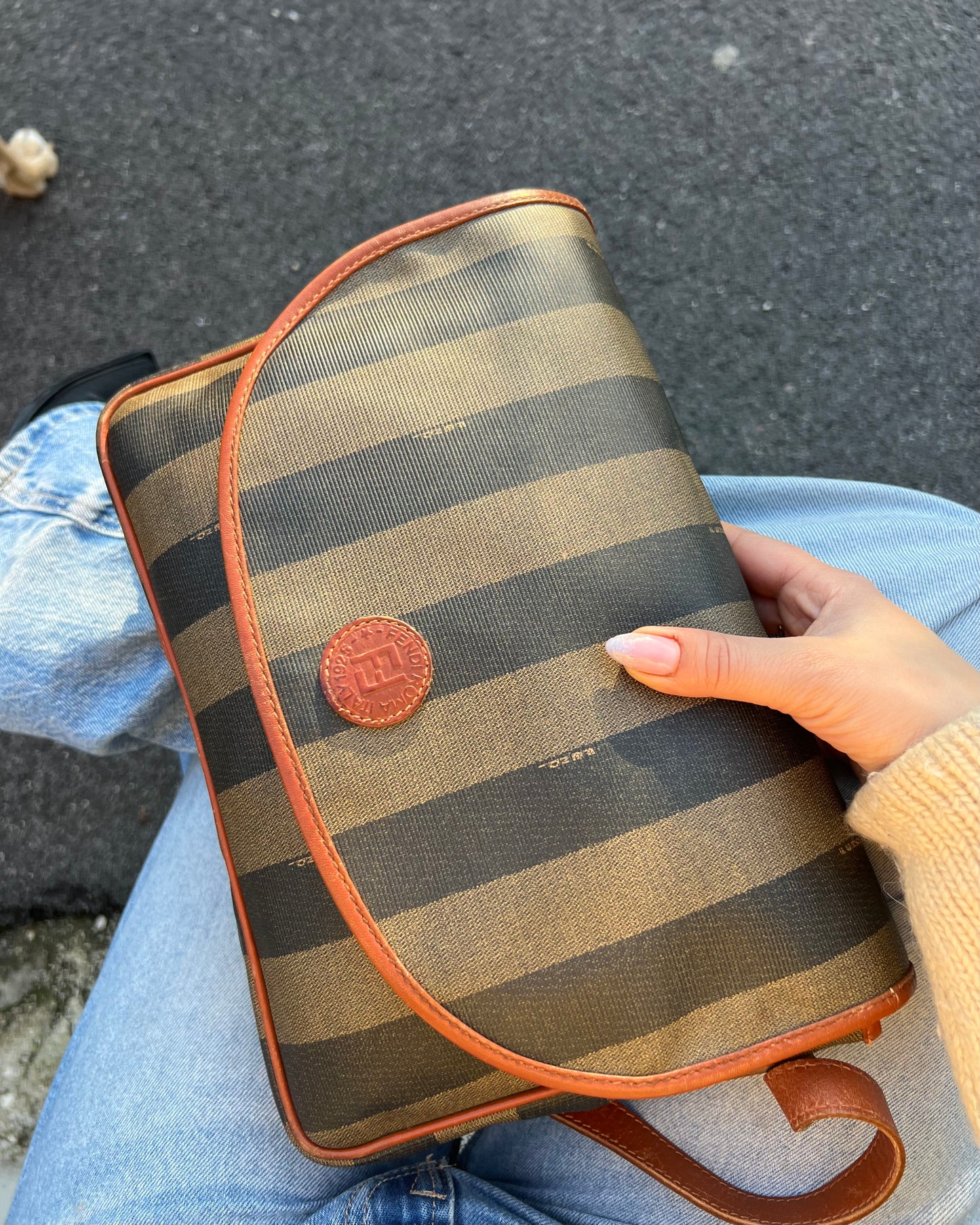 Fendi pecan crossbody