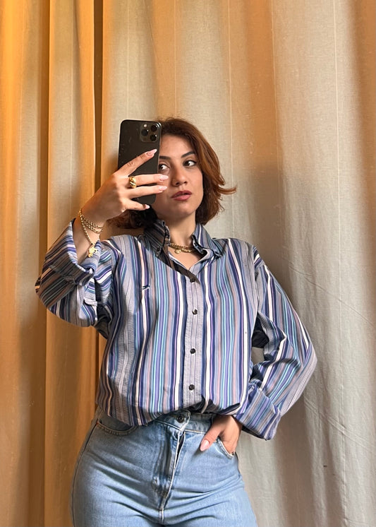 Etro Milano – Camicia a Righe Multicolor (Made in Italy)