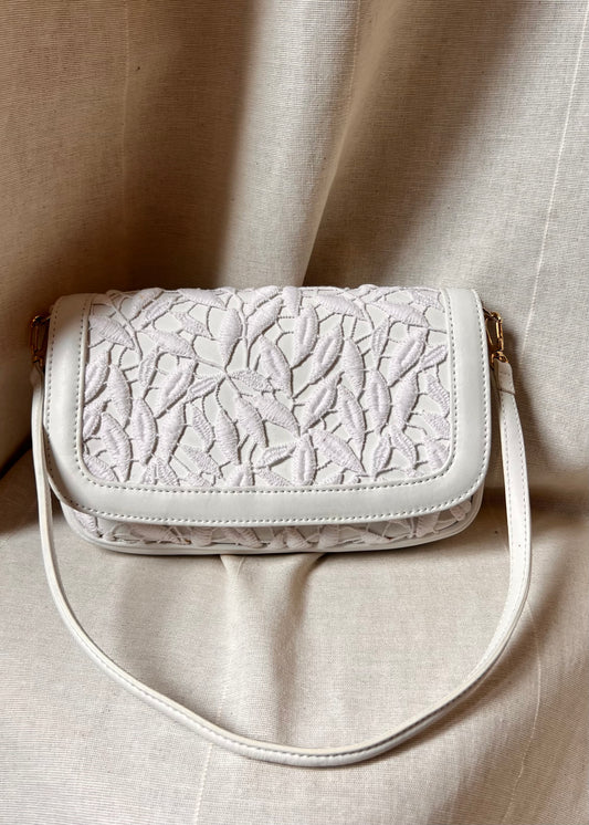 Baguette Blumarine pelle e macrame