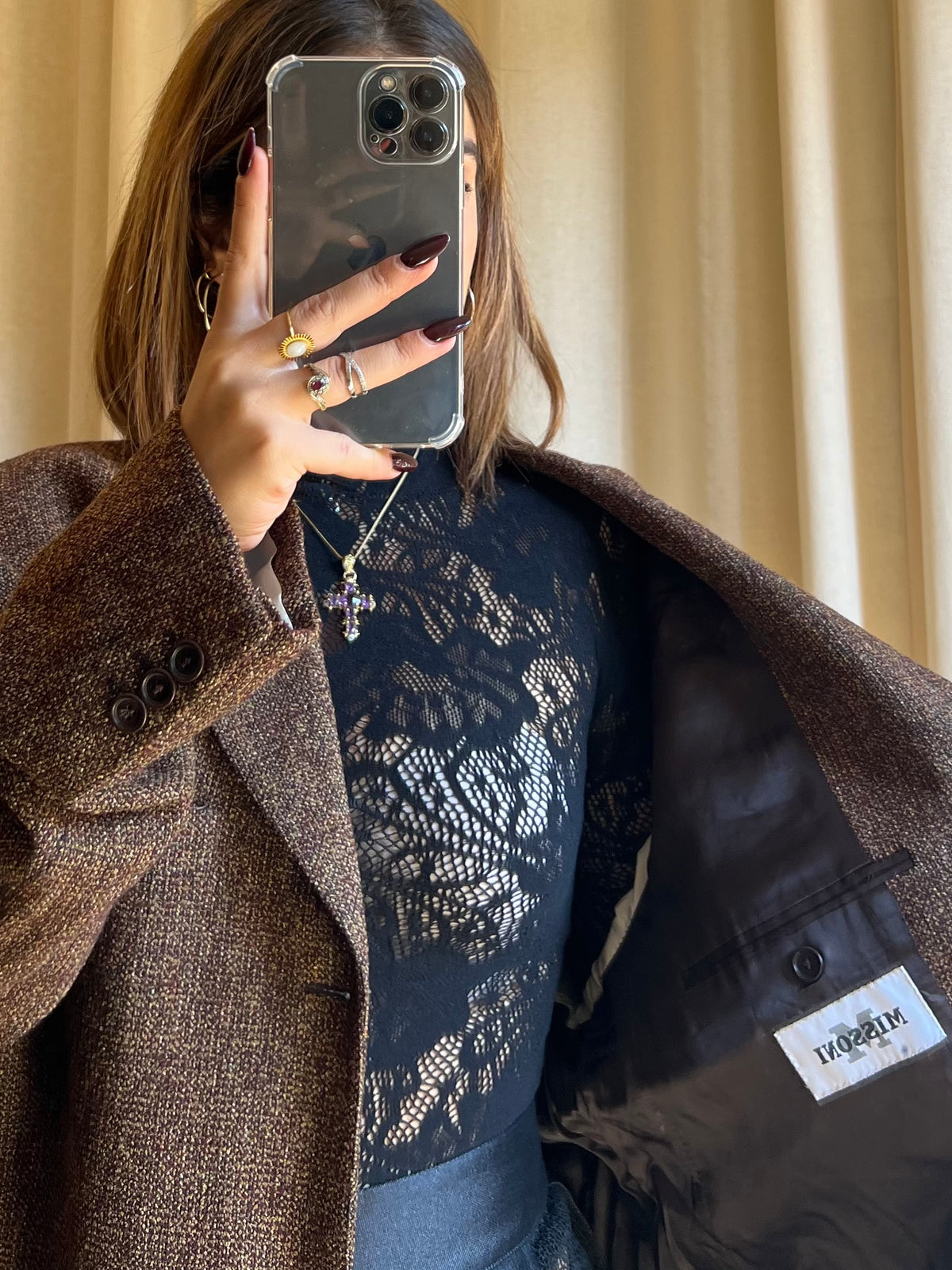 Blazer Vintage MISSONI Oversize in Lana