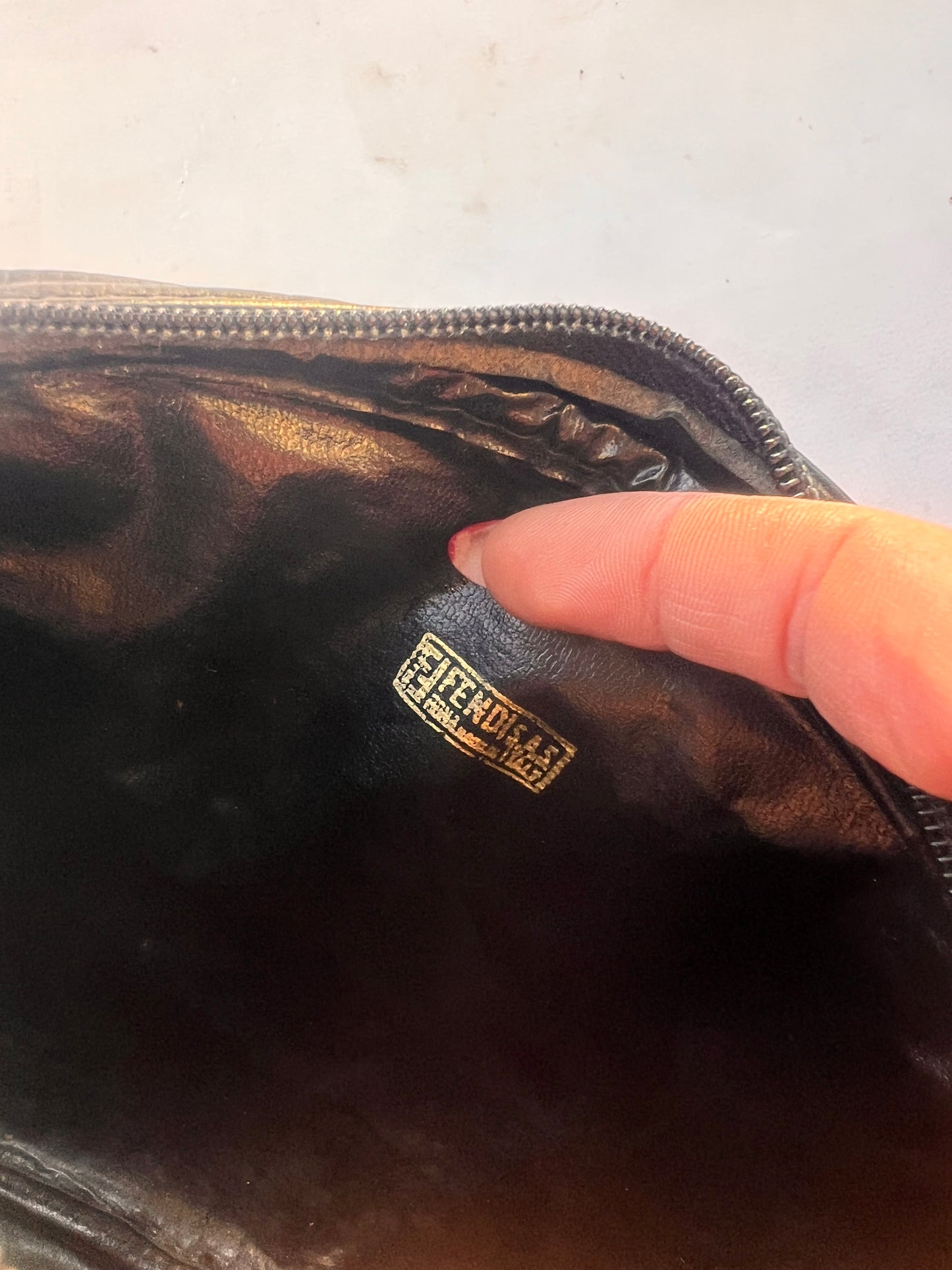 Disco Bag Fendi zucca