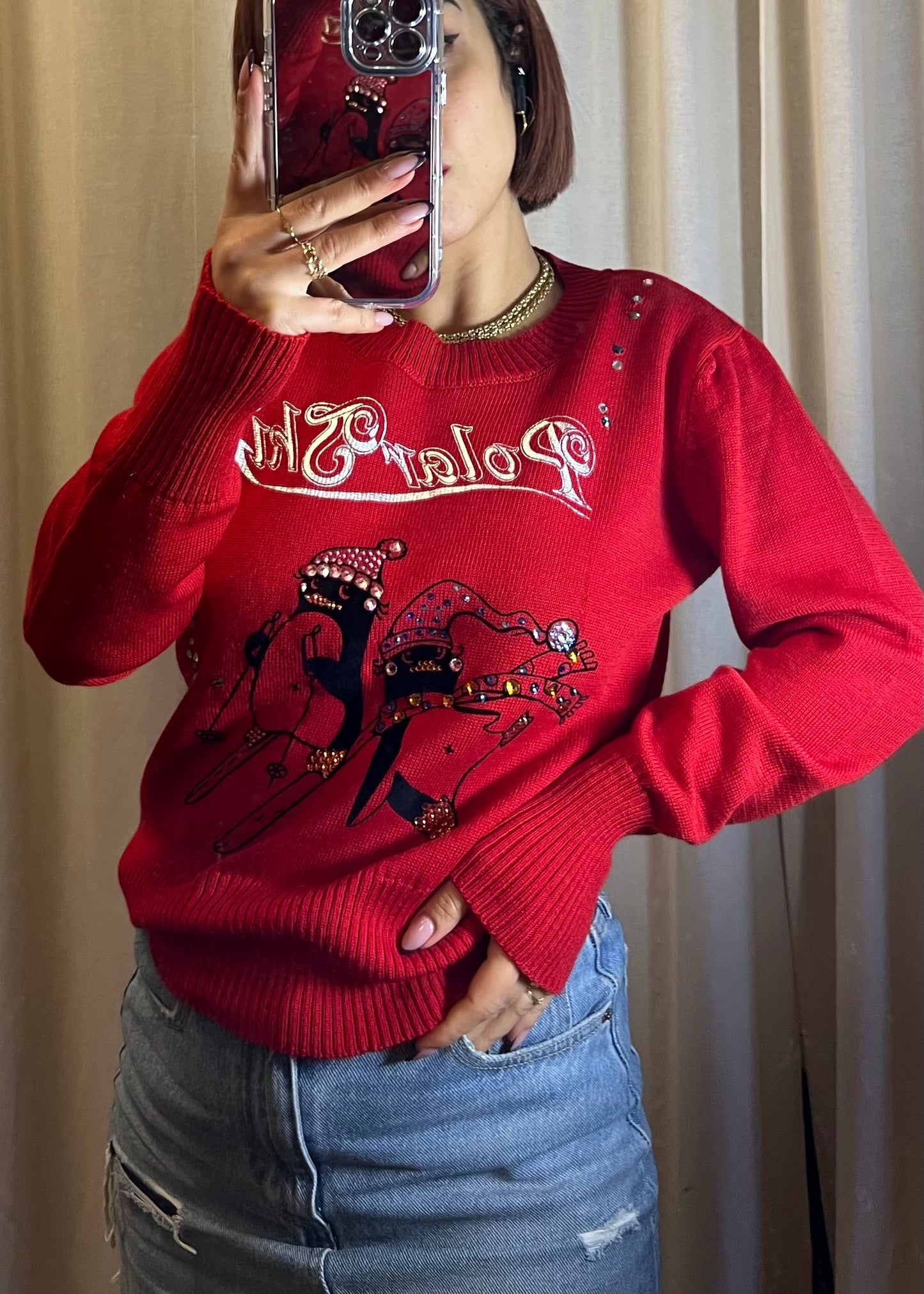 Maglione vintage natalizio