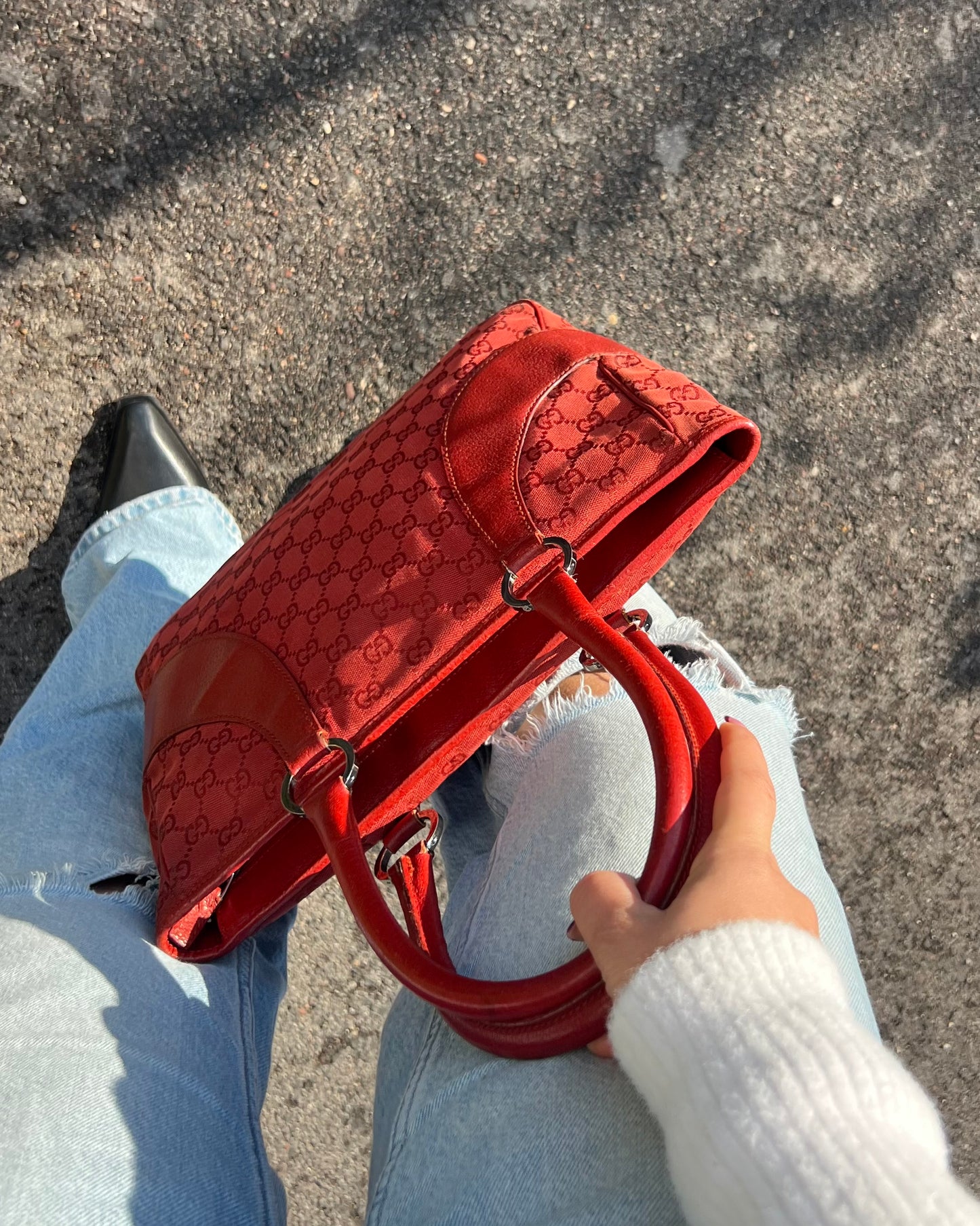 Shopper gucci rossa