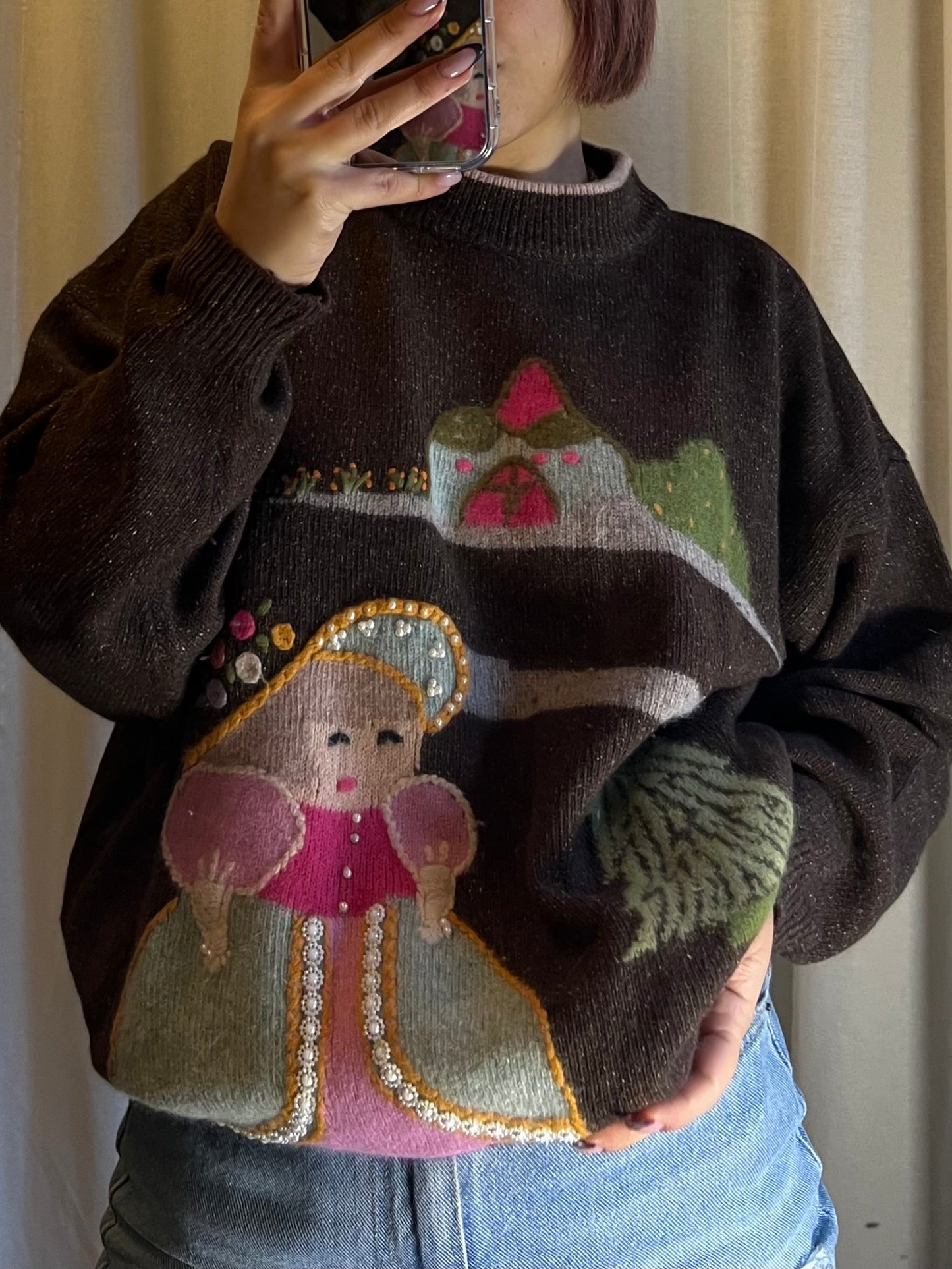 Maglione in lana principessa