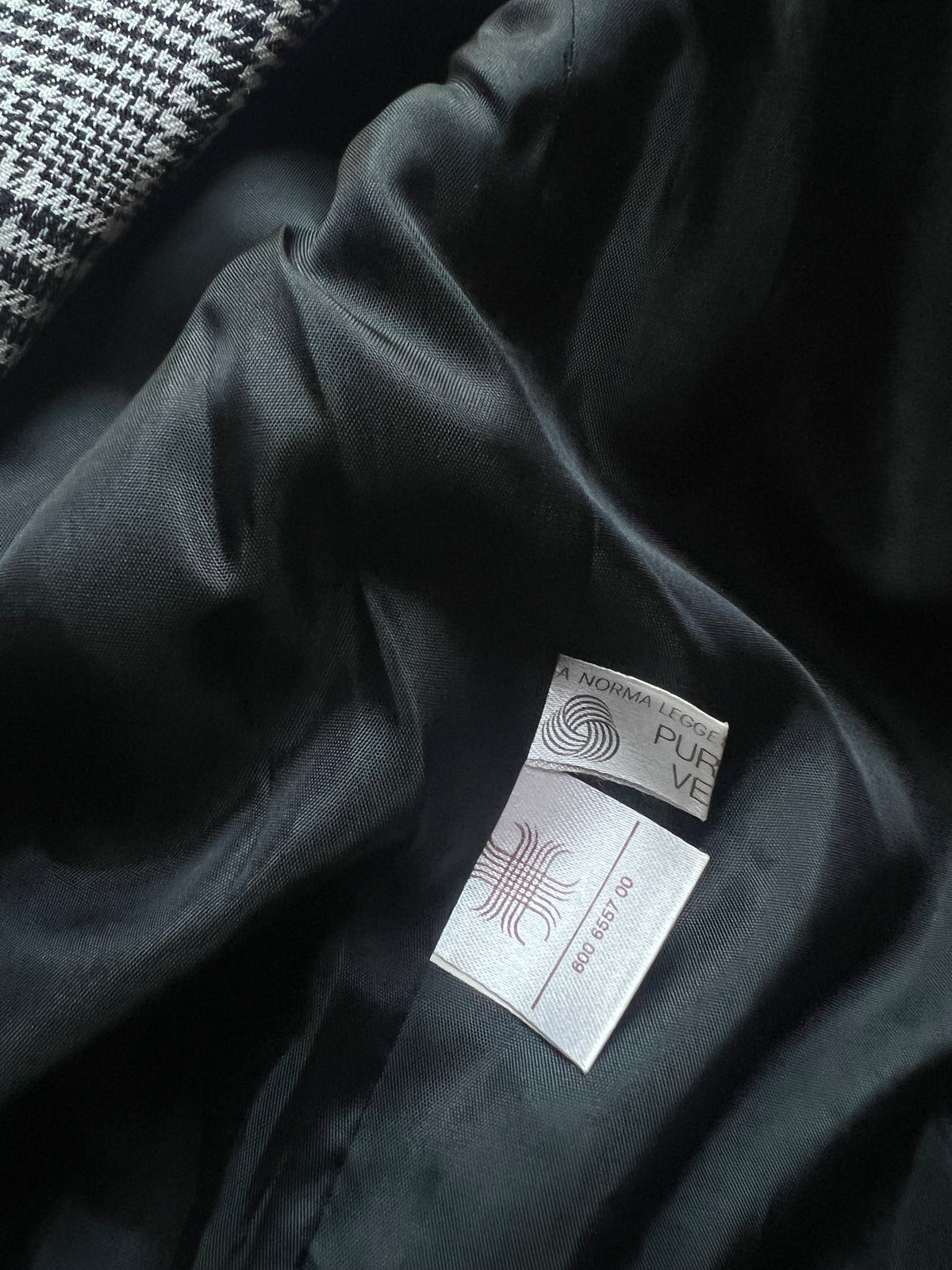 Blazer Vintage doppiopetto in Pura Lana Vergine – Motivo Principe di Galles