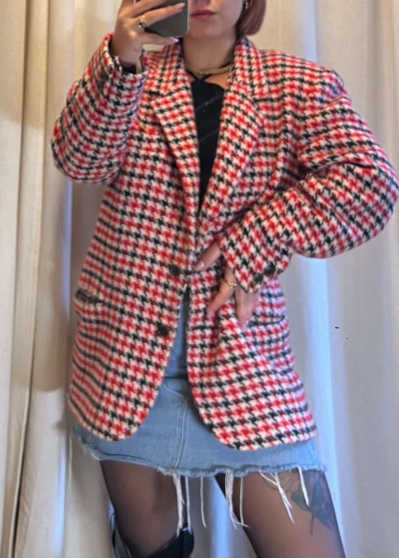 Blazer vintage in lana