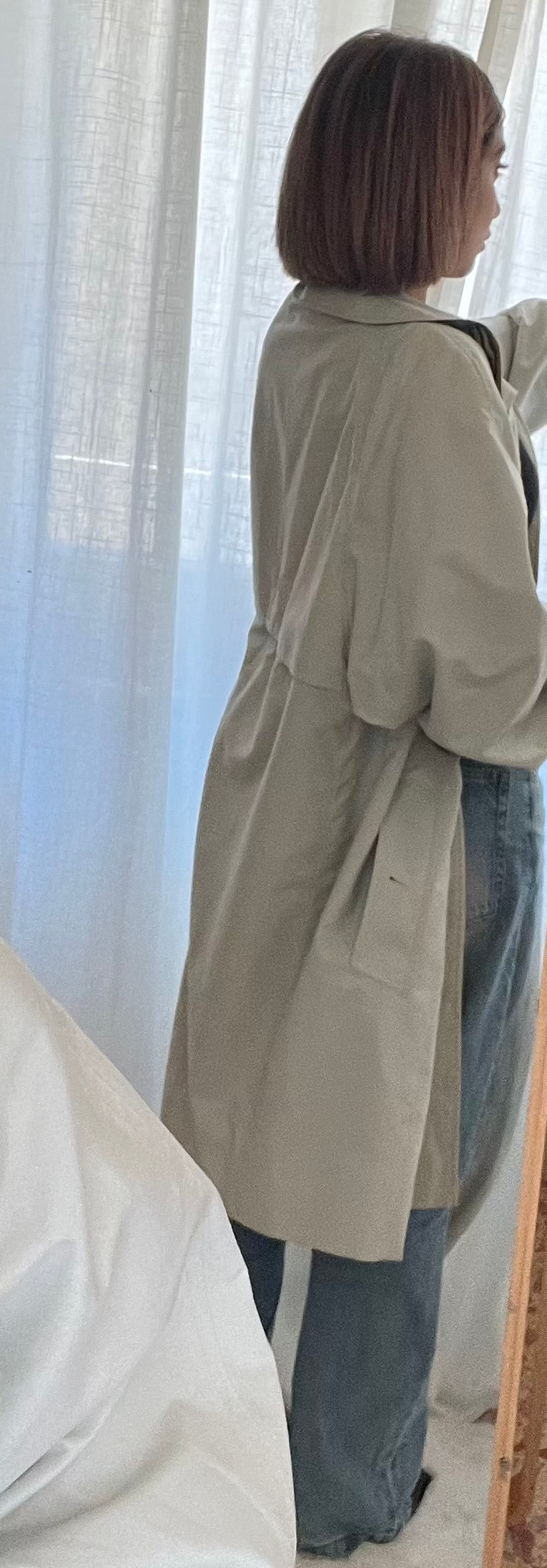 Trench burberry check