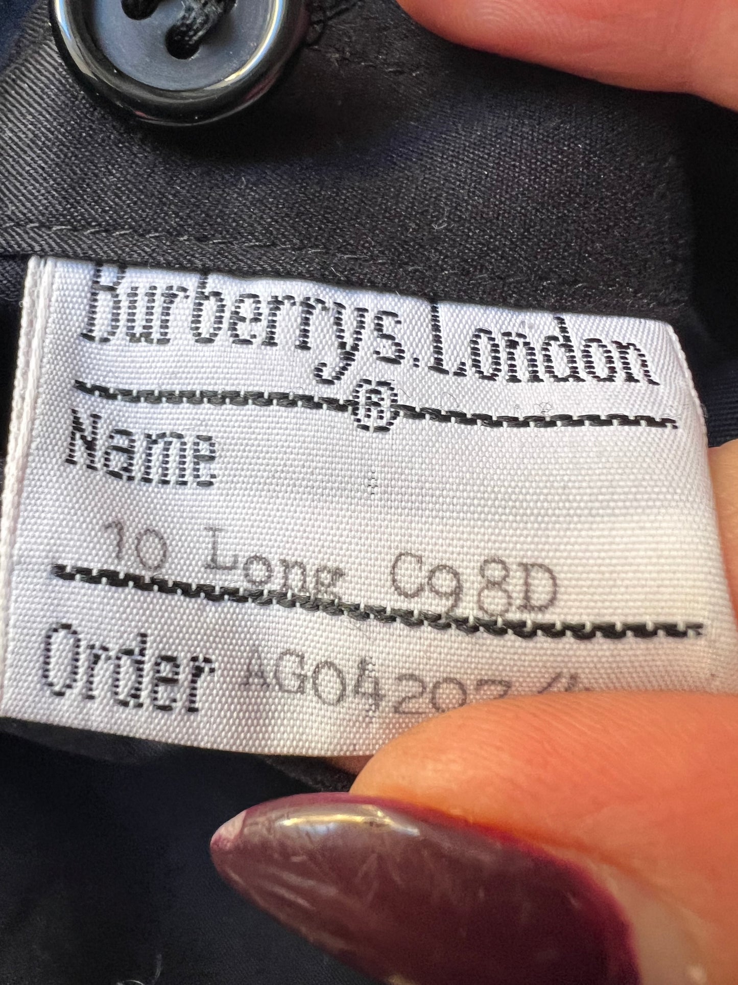 Trench Burberry check