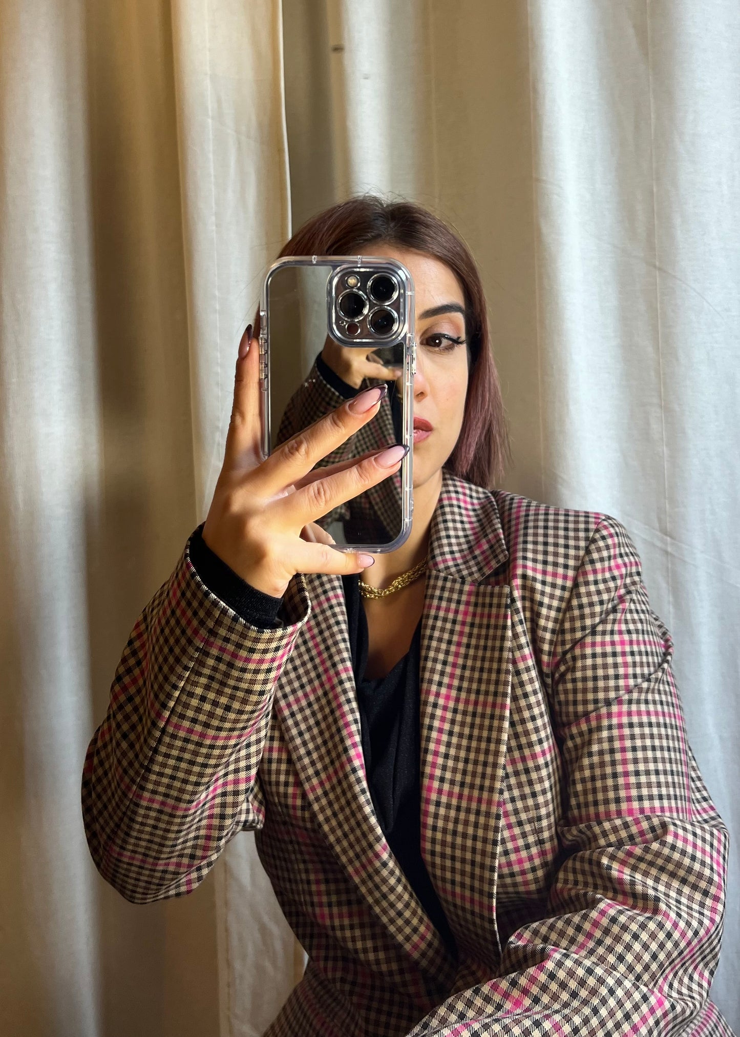 giacca tartan i blues