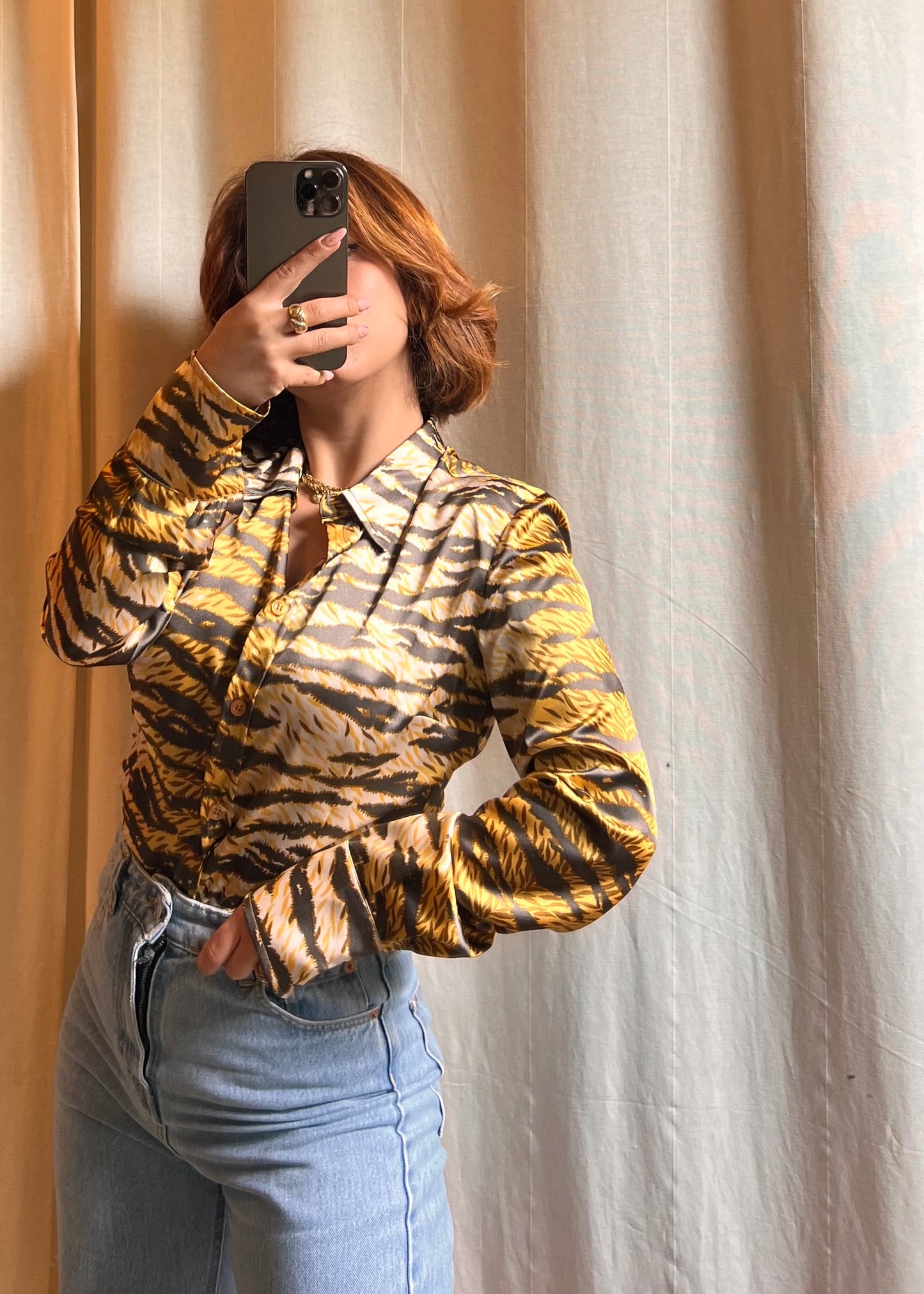 Camicia D&G Dolce & Gabbana - Stampa Animalier Tiger (Vintage)