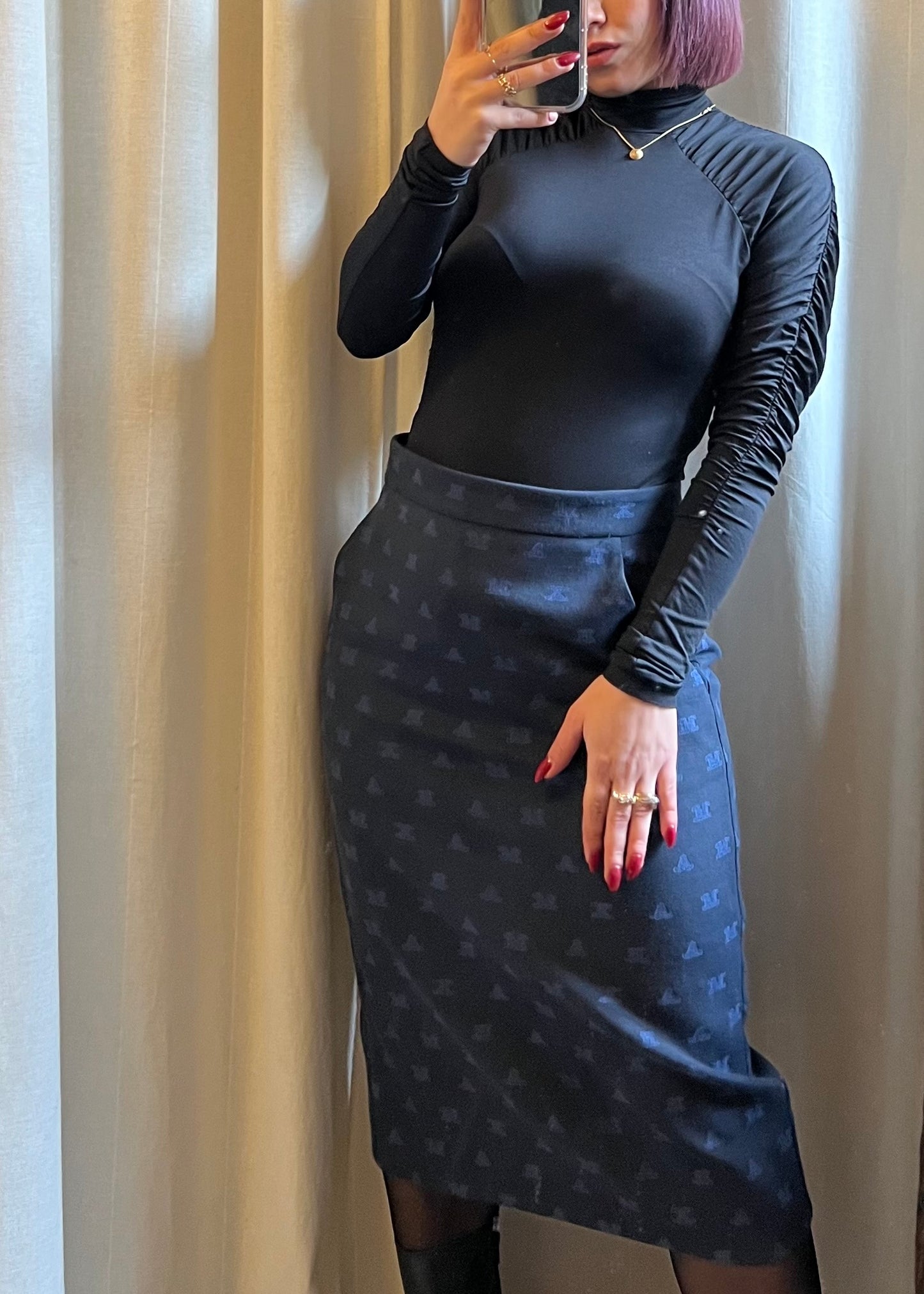 Gonna Max Mara monogram