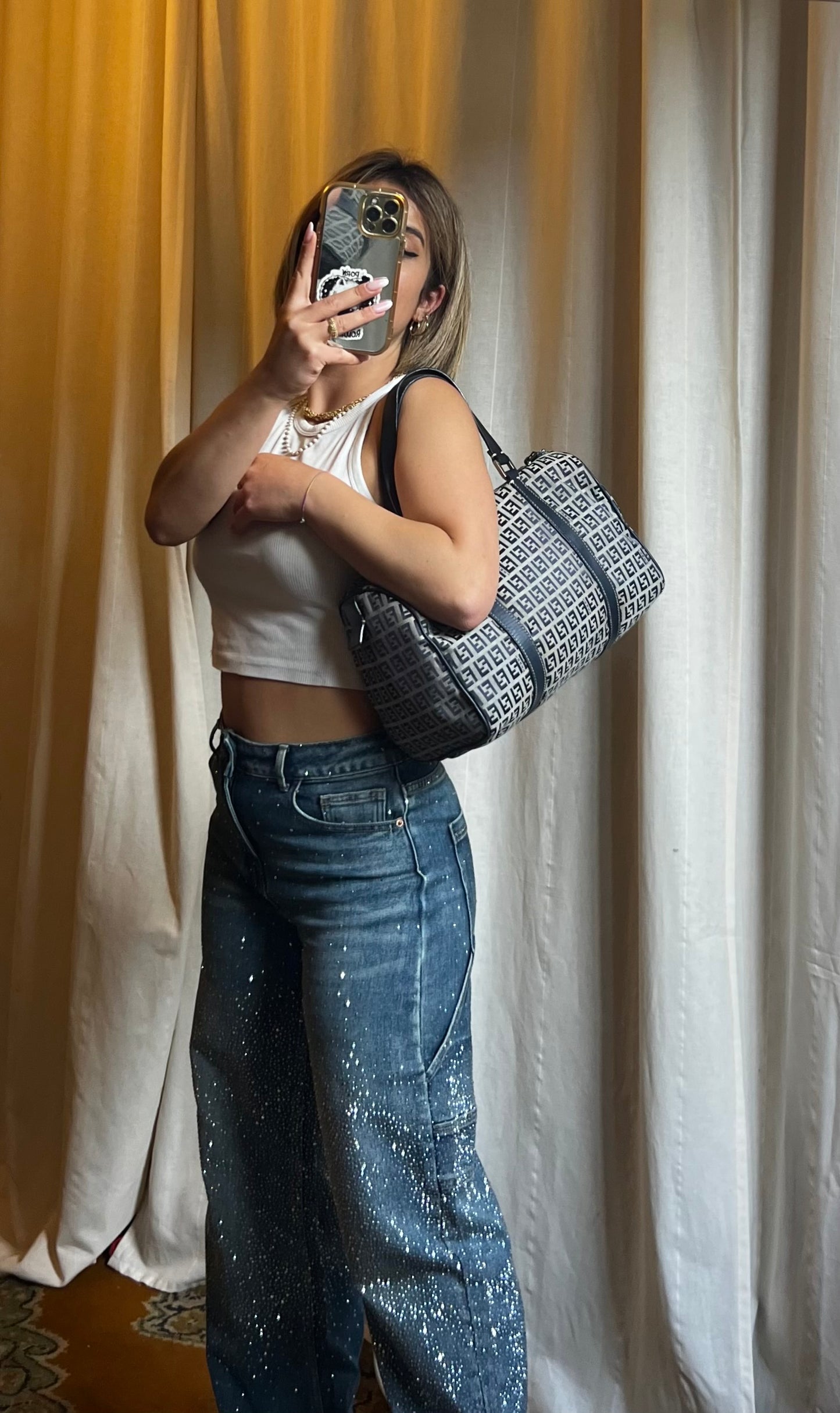 Bauletto Fendi zucchino