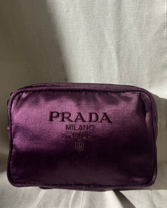 Pochette Prada in seta