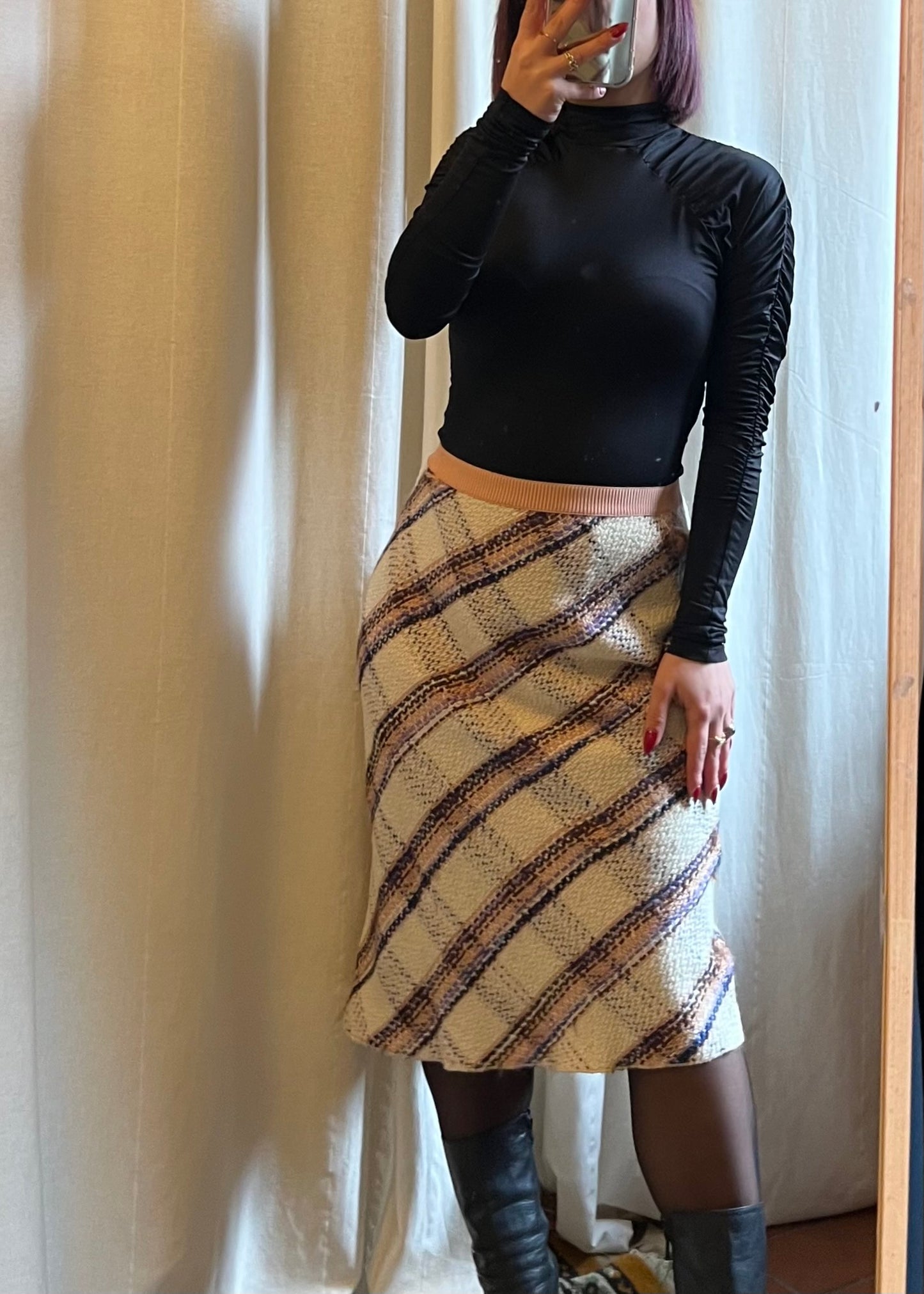 Gonna Miu Miu in lana vergine