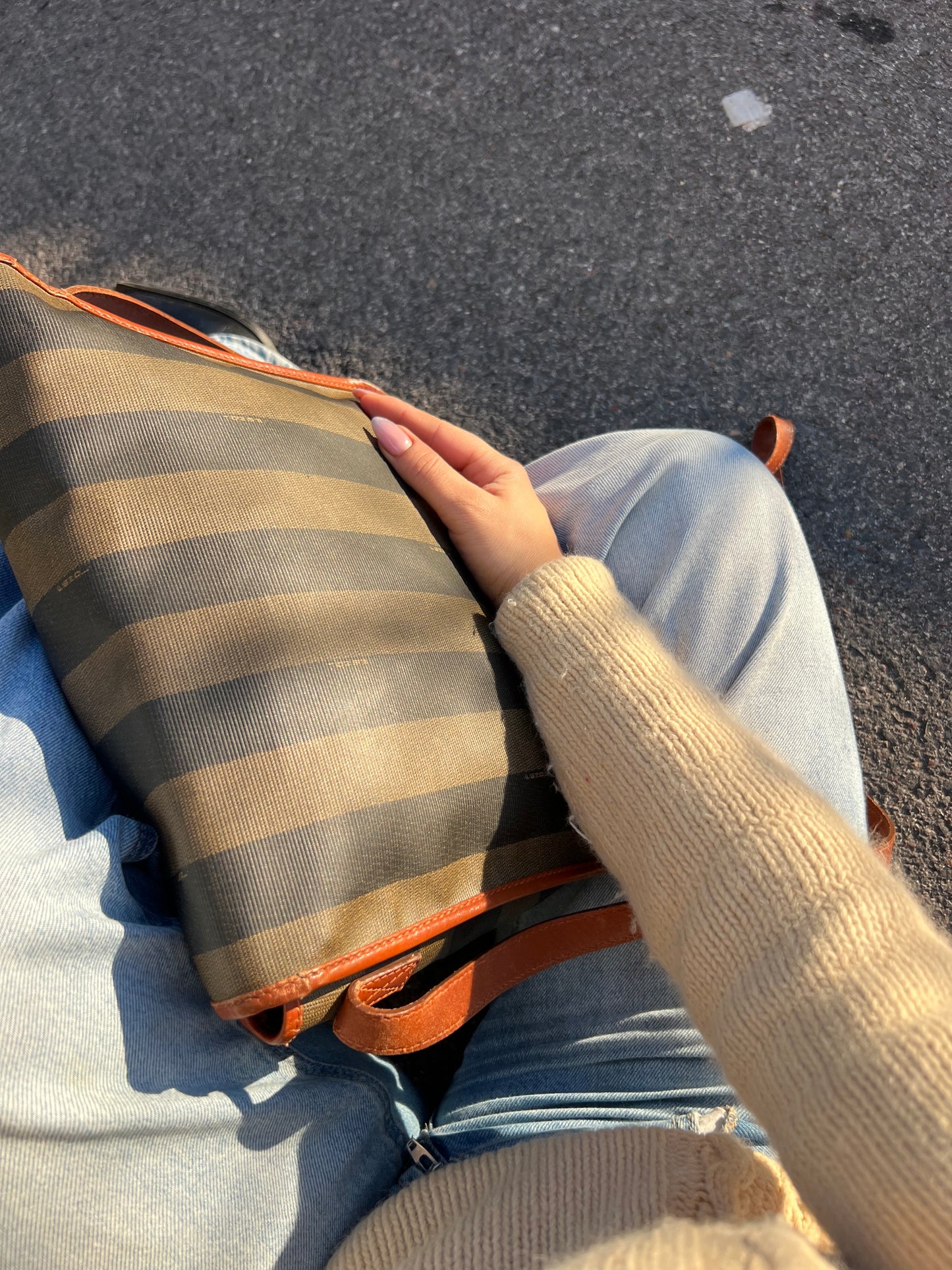 Fendi pecan crossbody