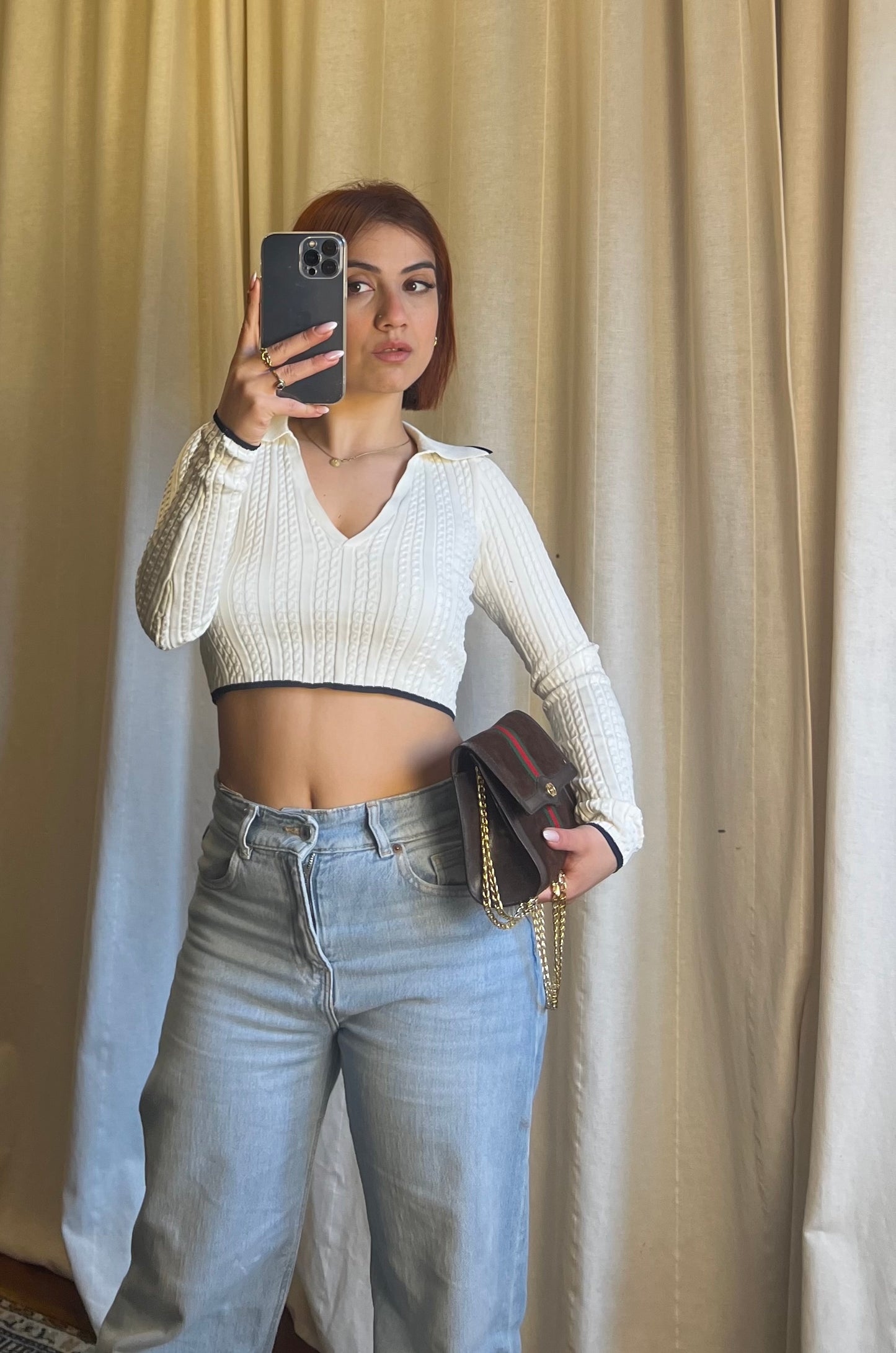 Gucci Vintage: L’Icona Web in Suede Marrone