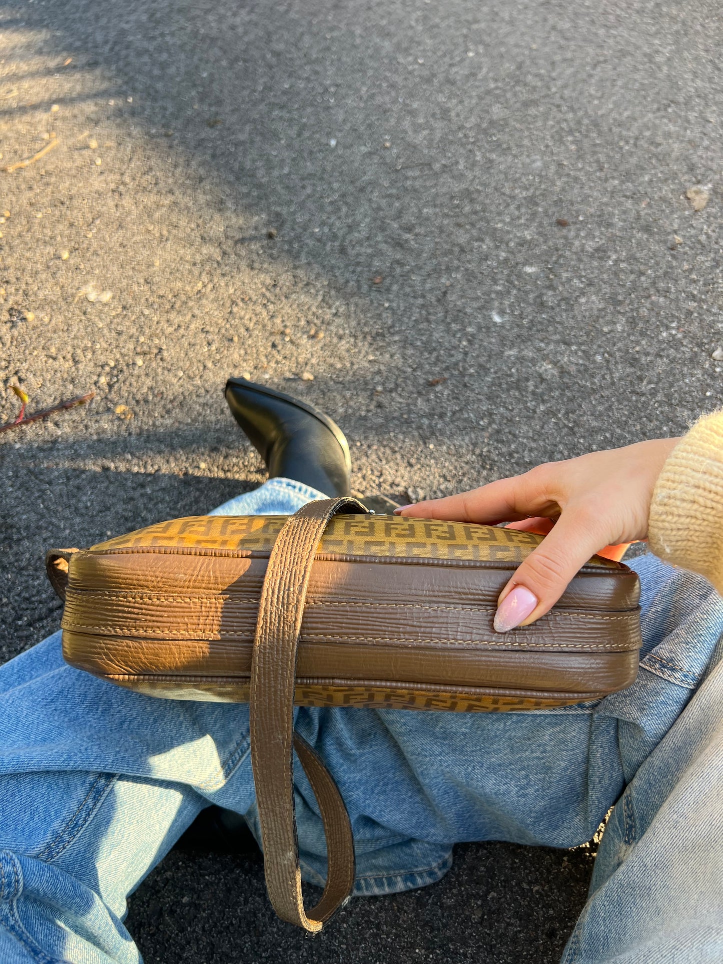 Borsa Fendi zucchino