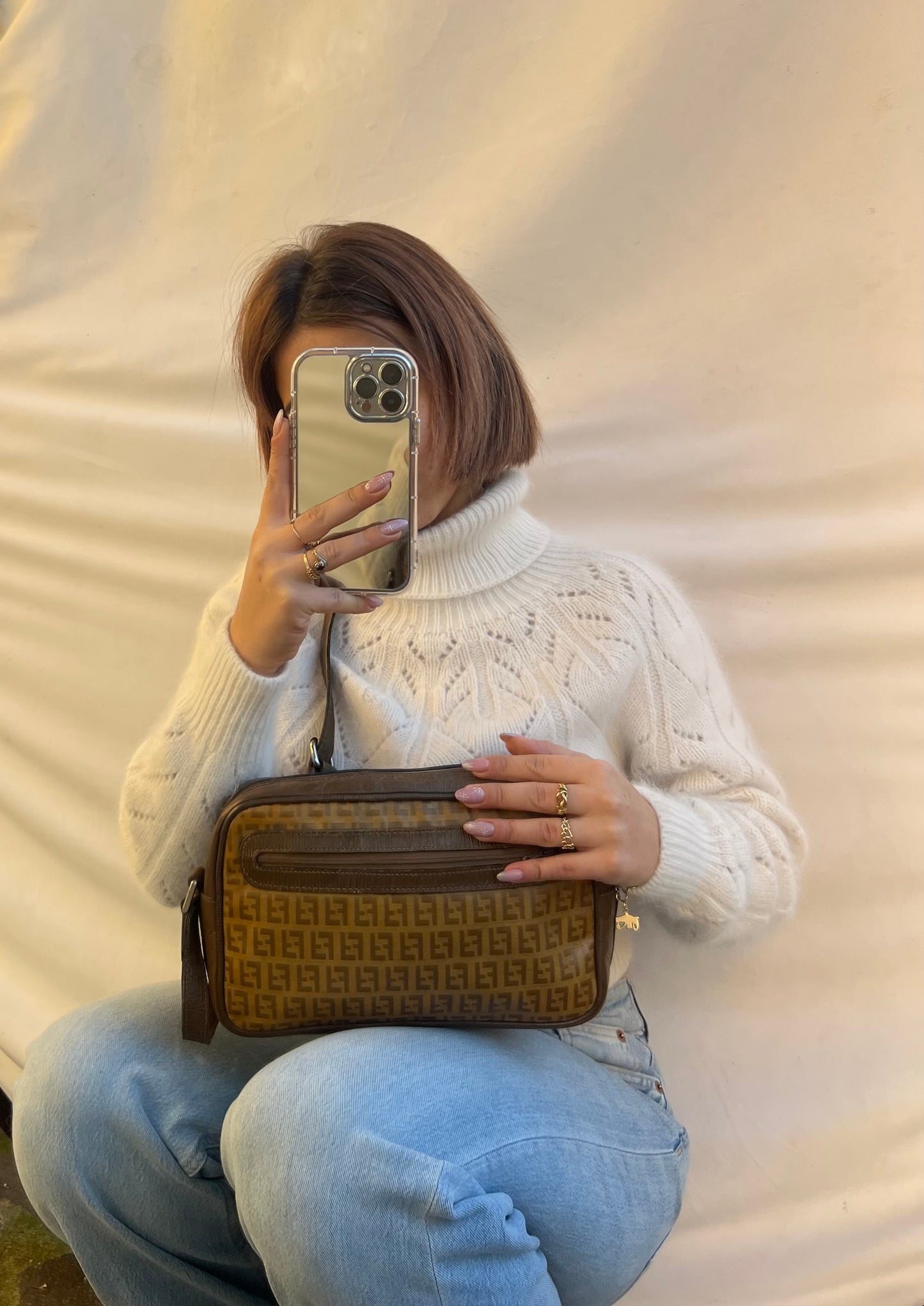 Borsa Fendi zucchino