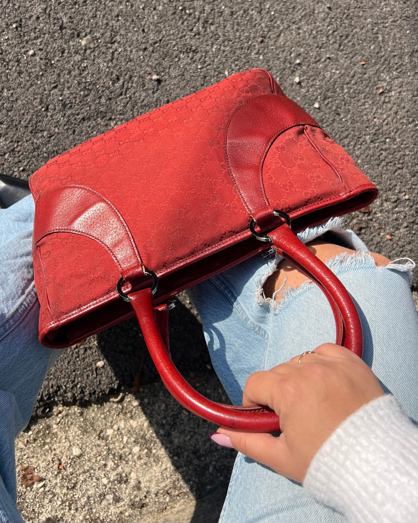 Shopper gucci rossa