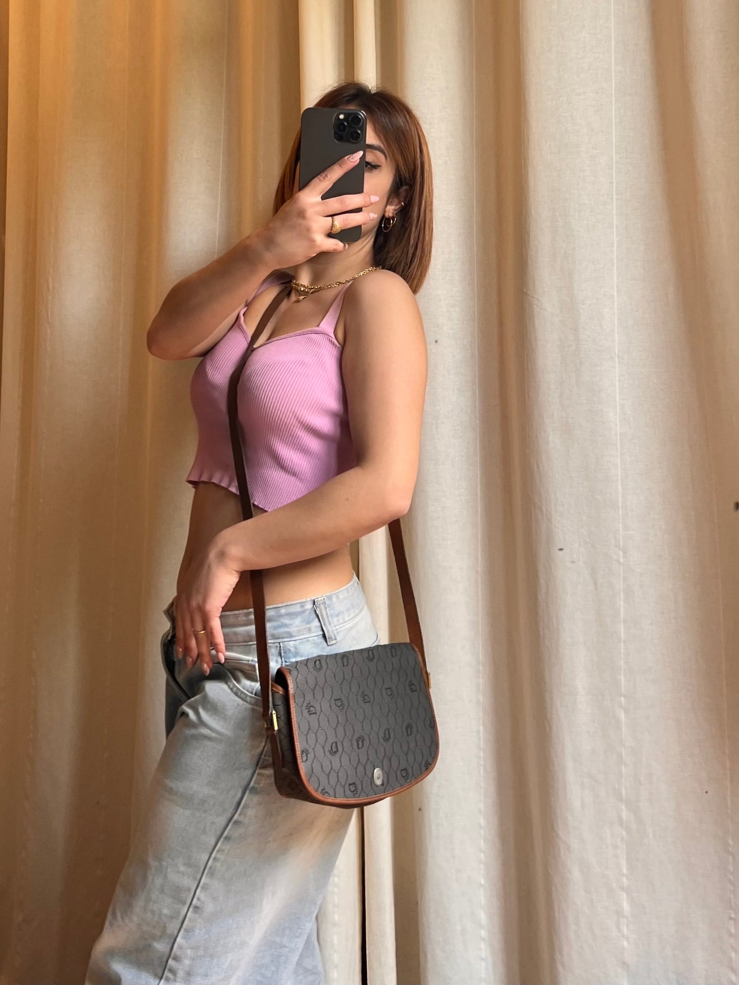 Borsa a Tracolla Christian Dior - Vintage honeycomb