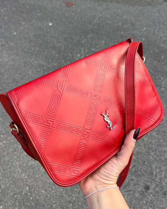 Super rare 70's Ysl Red bag