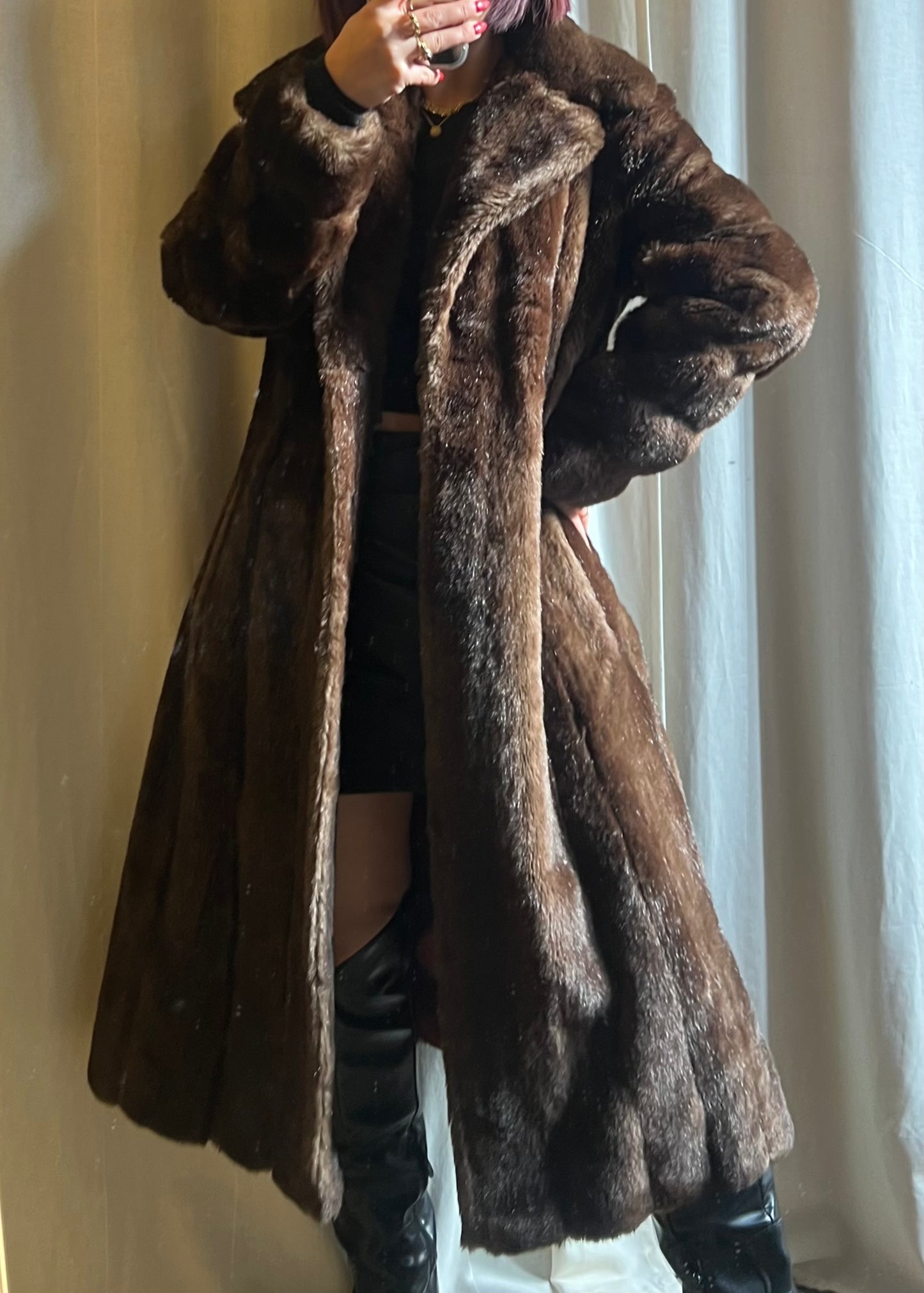 Eco pelliccia vintage