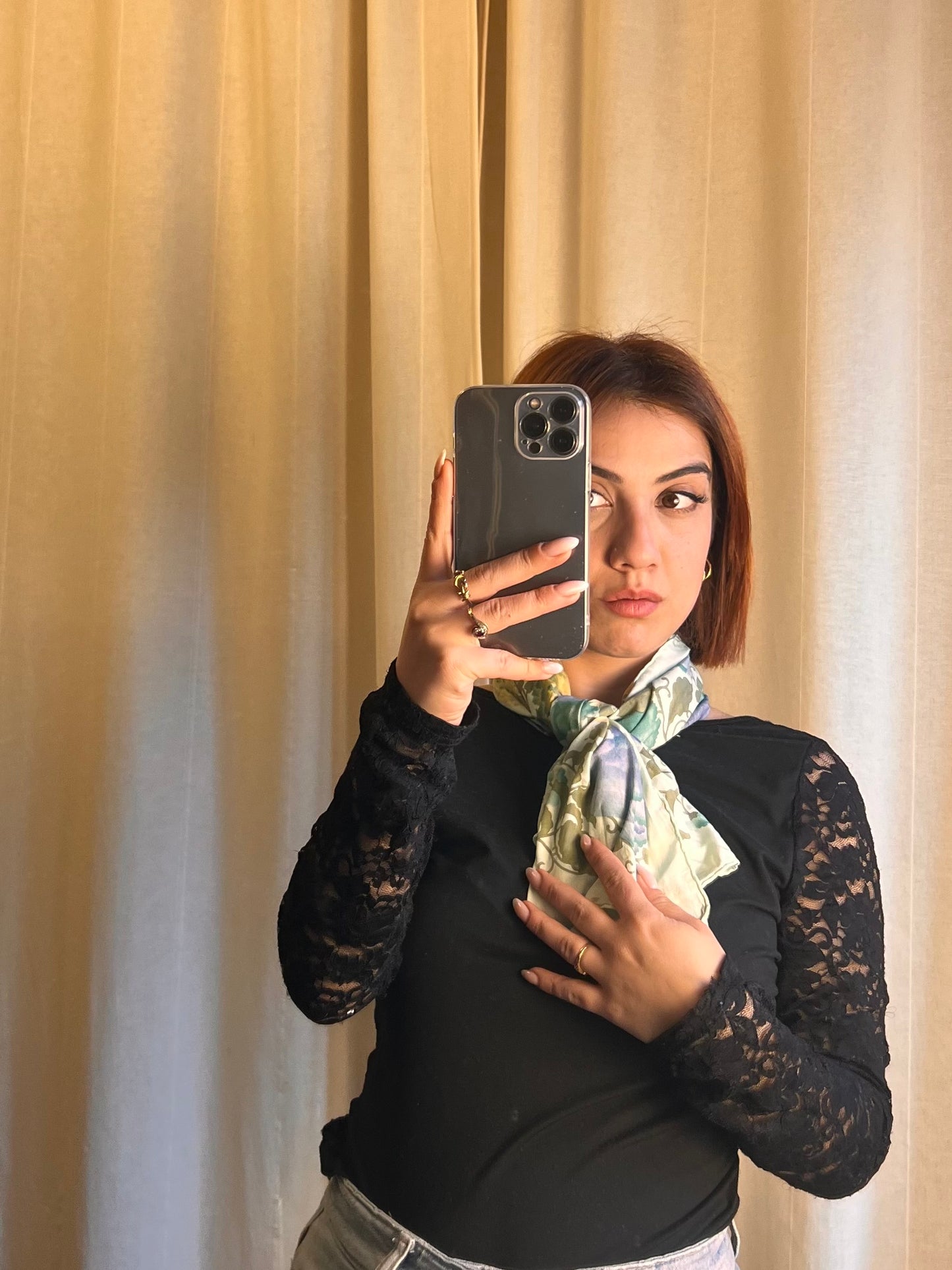 Foulard Pierre Balmain Paris – Seta Vintage 85x85 cm