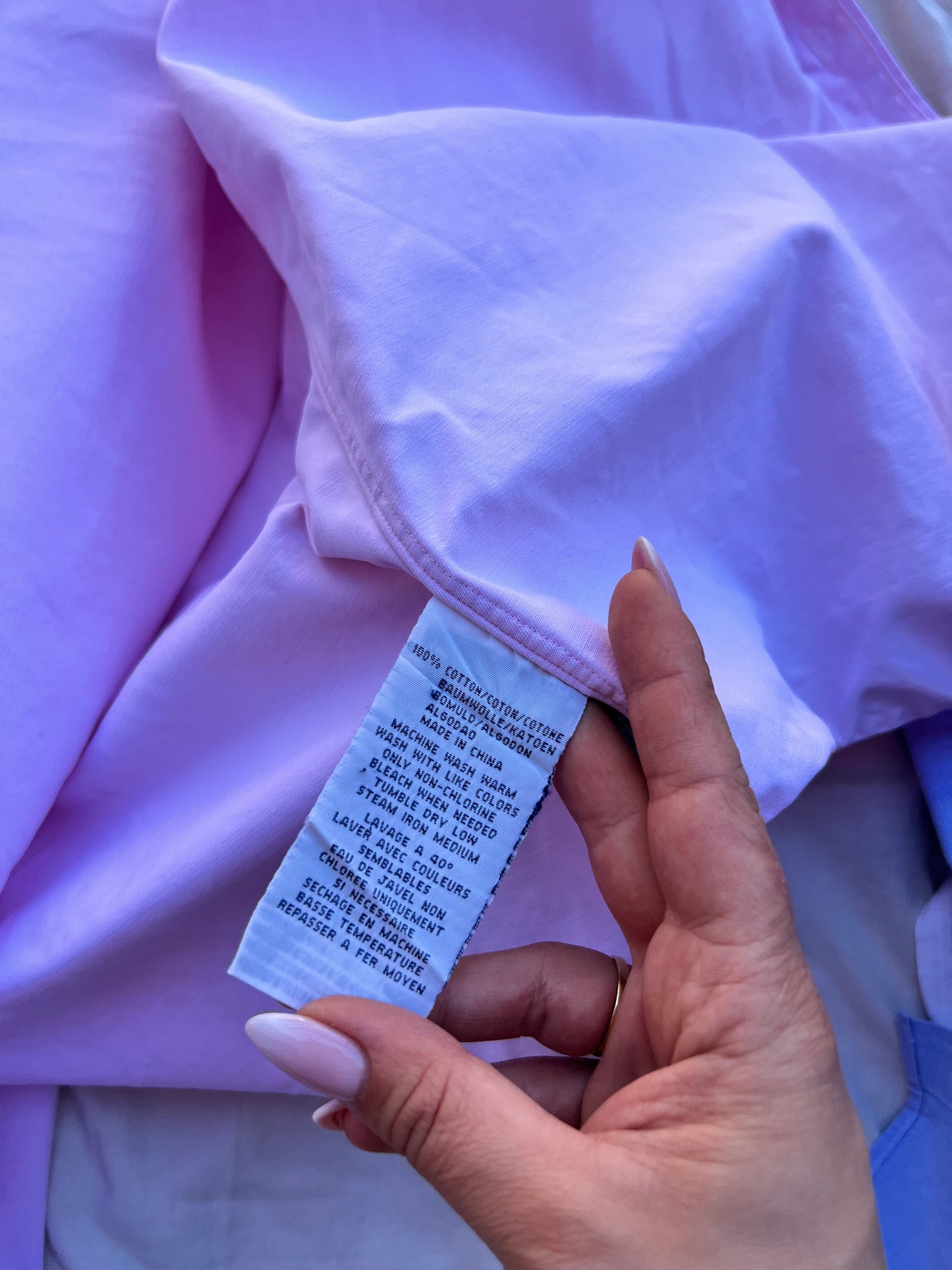 Camicia Polo Ralph Lauren Oversize – Rosa Pastello