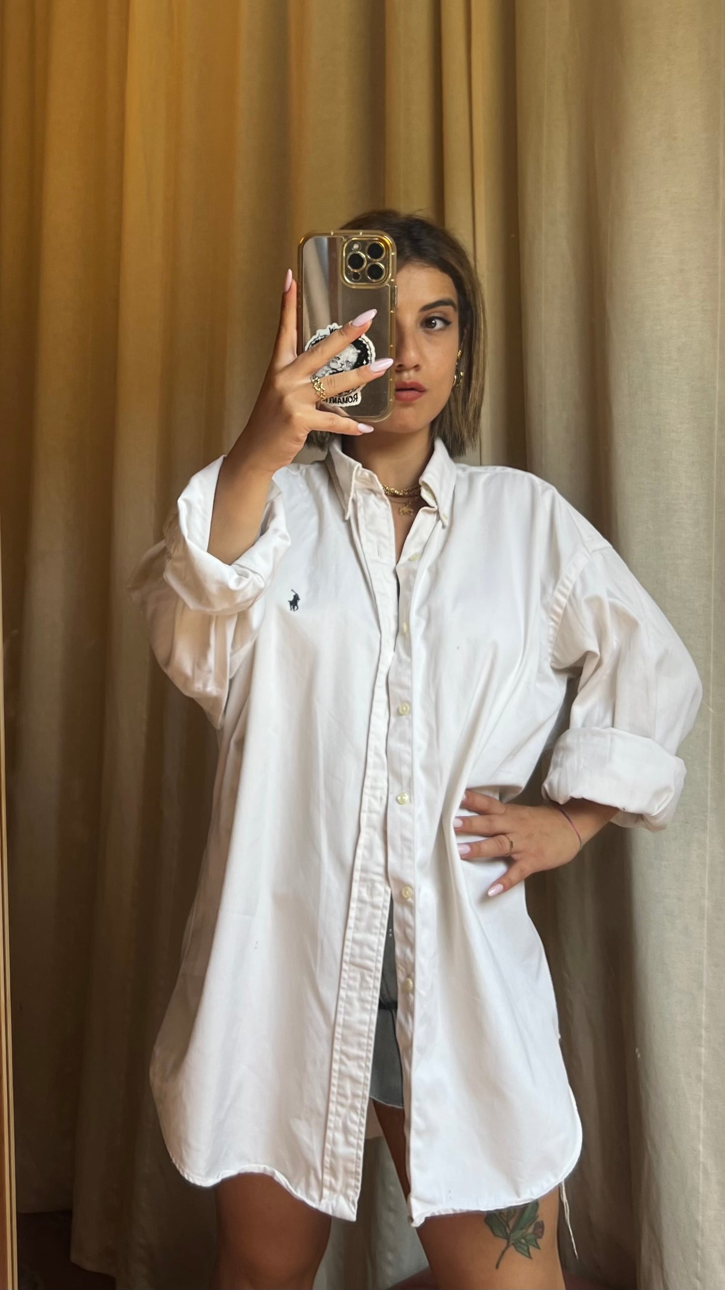 Camicia oversize ralph lauren