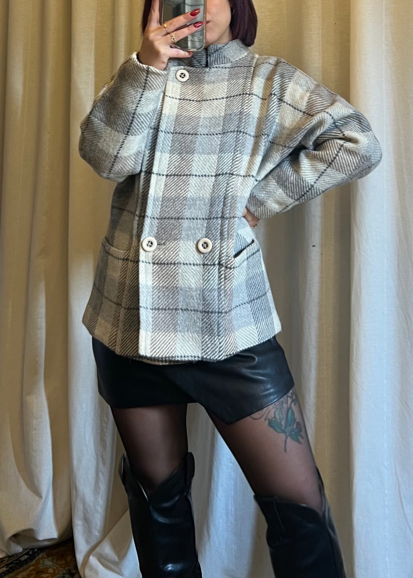 Capotto corto  doppio petto