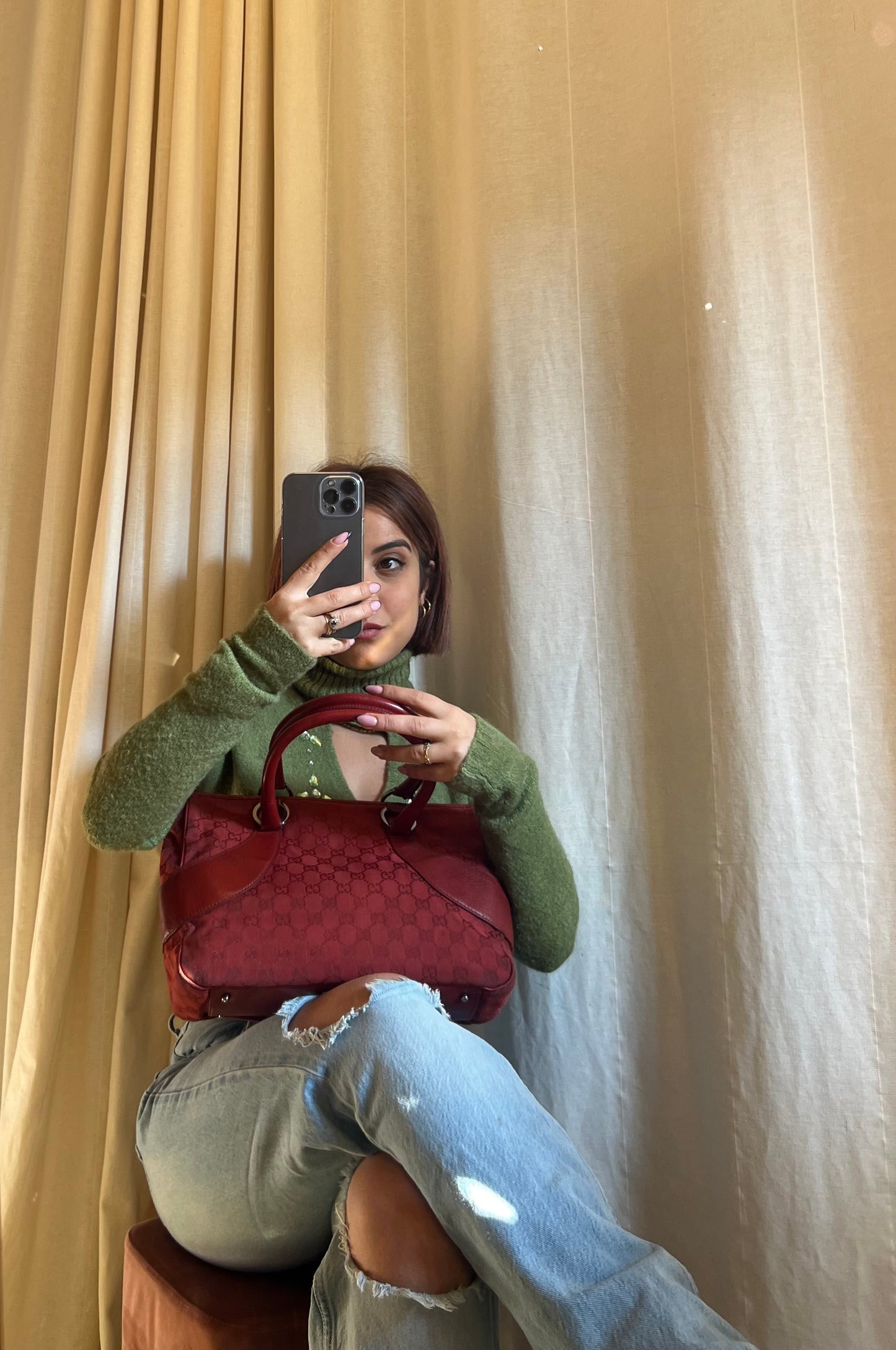 Shopper gucci rossa