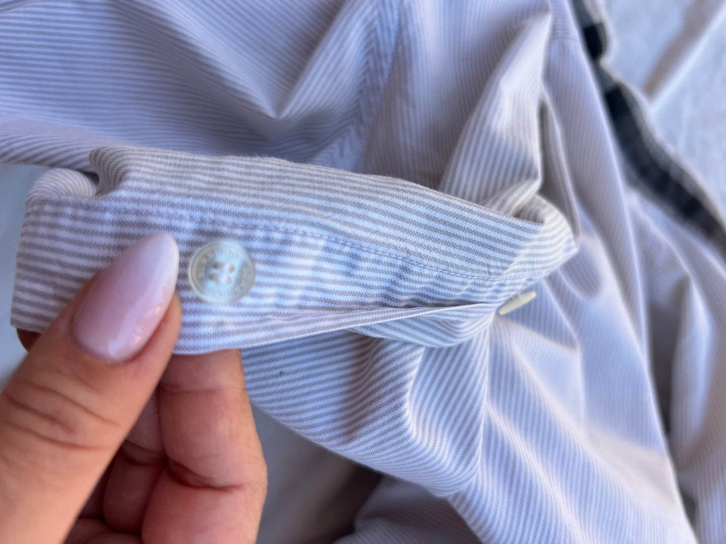 Camicia Burberry Brit a Righe Sottili – Taglia L