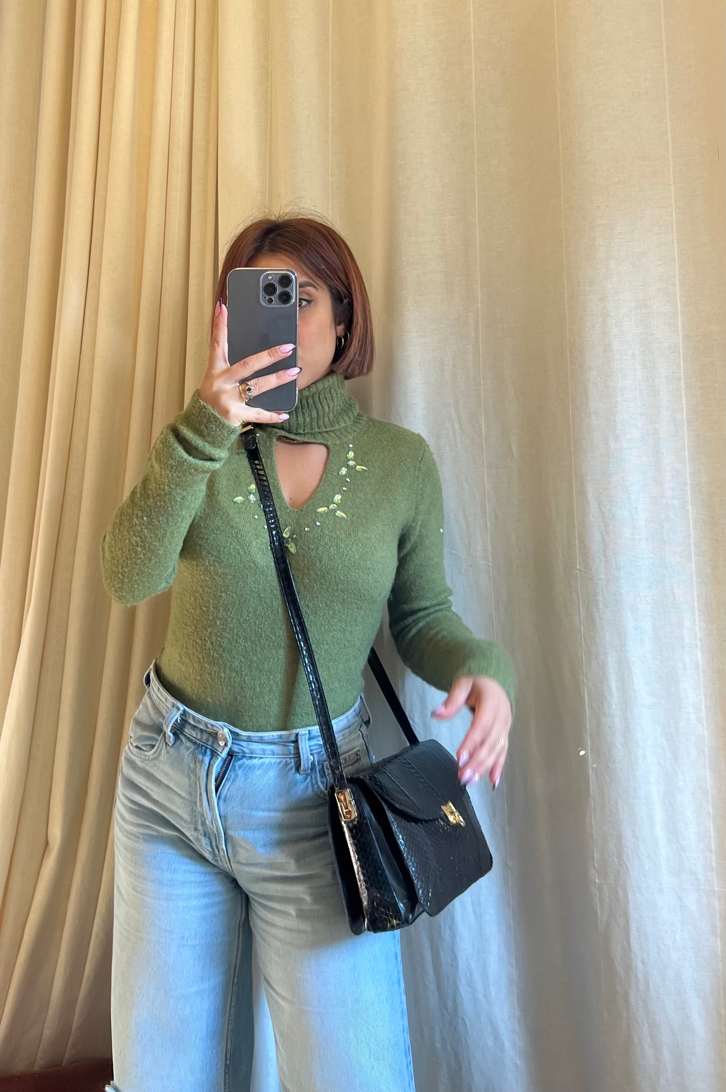 Borsa vintage in pitone