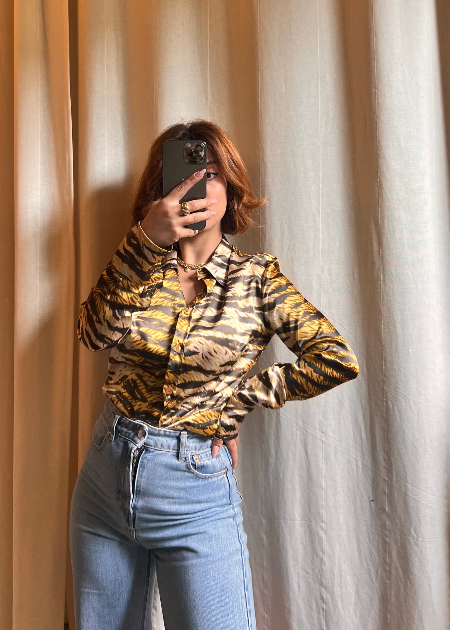 Camicia D&G Dolce & Gabbana - Stampa Animalier Tiger (Vintage)