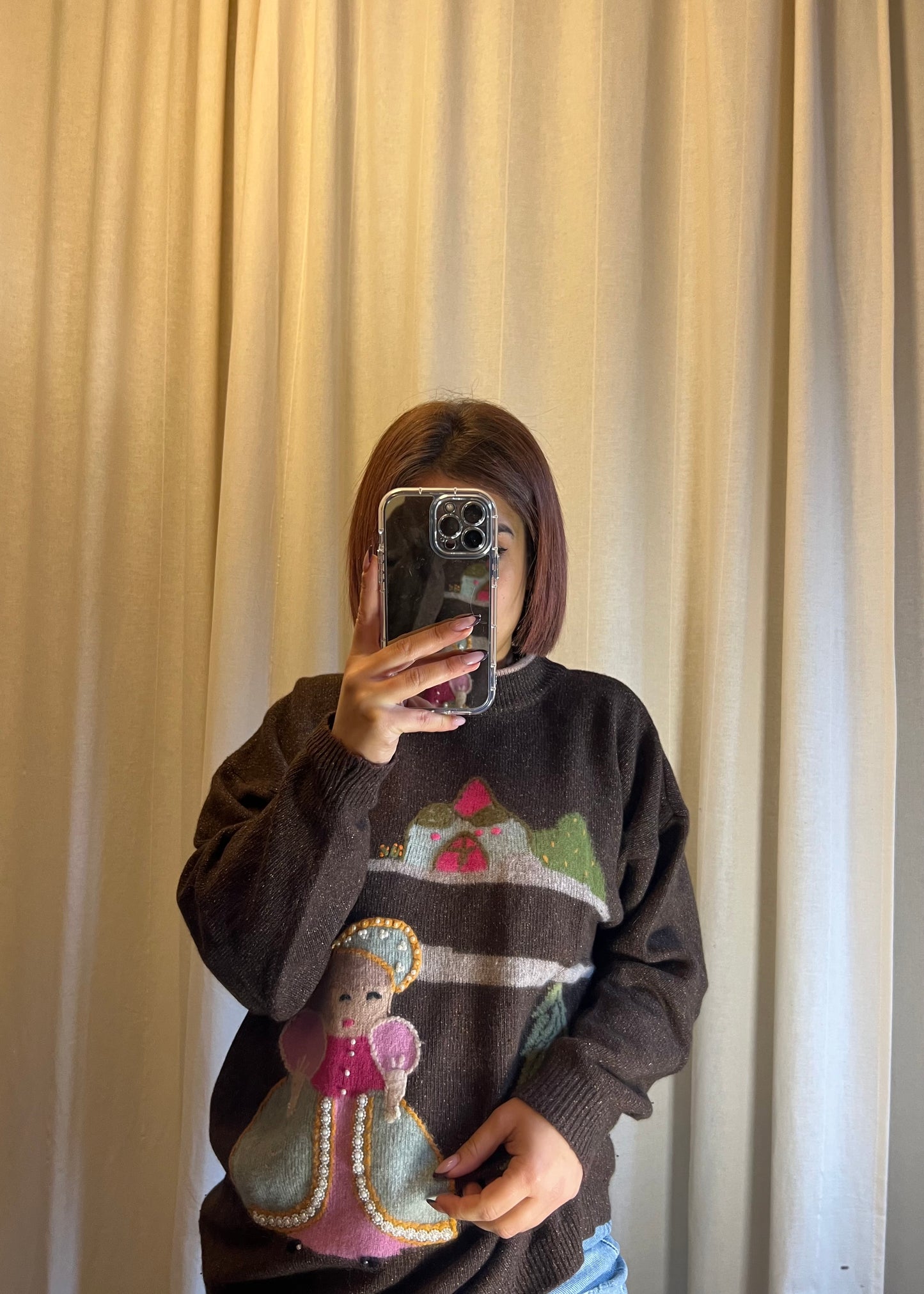 Maglione in lana principessa