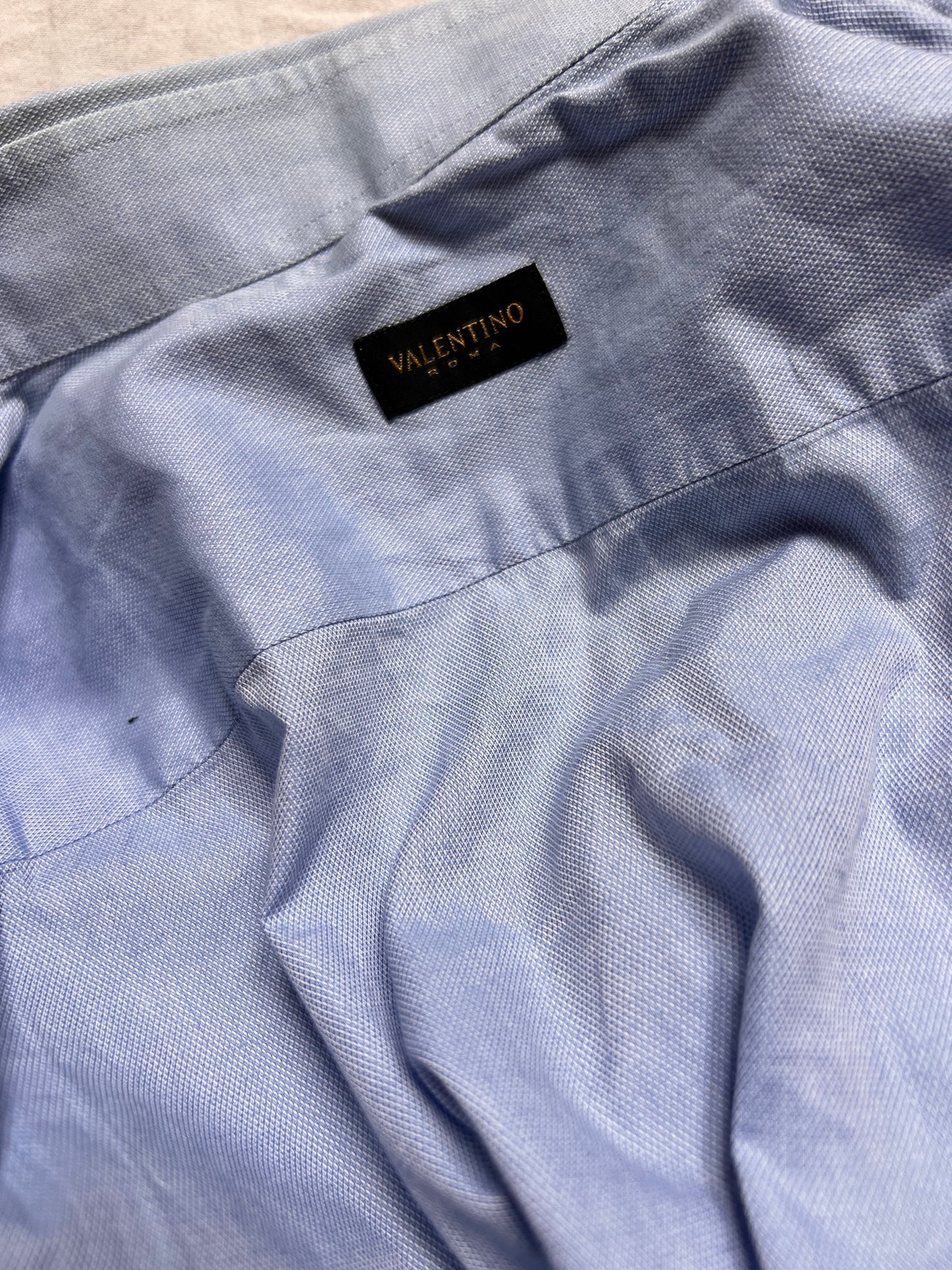 Camicia Valentino Roma – Azzurro Oxford – Taglia Oversize