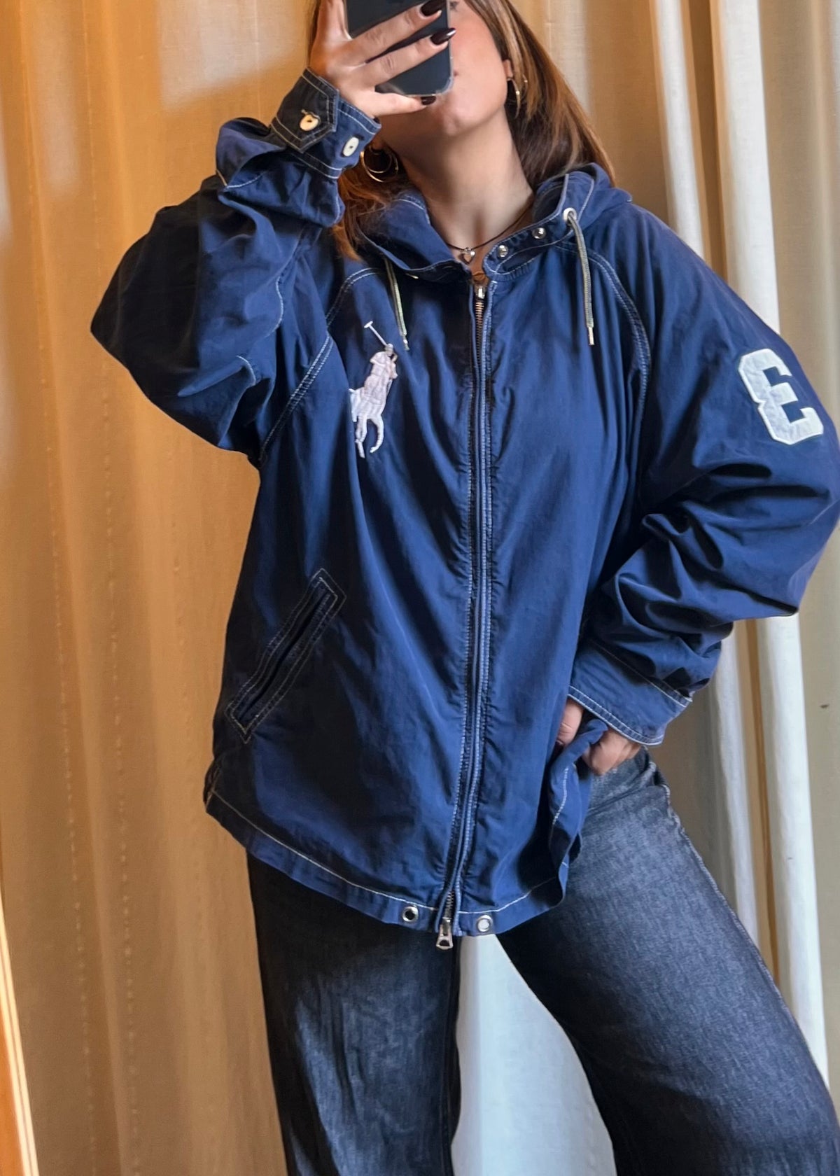 Super rara Giacca a Vento Ralph Lauren "Big Pony" - Taglia XL
