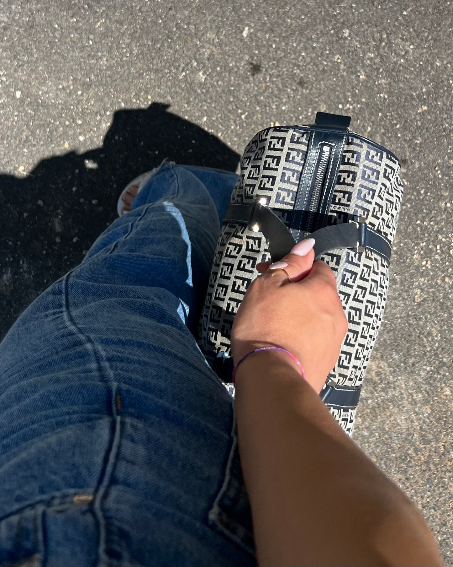 Bauletto Fendi zucchino