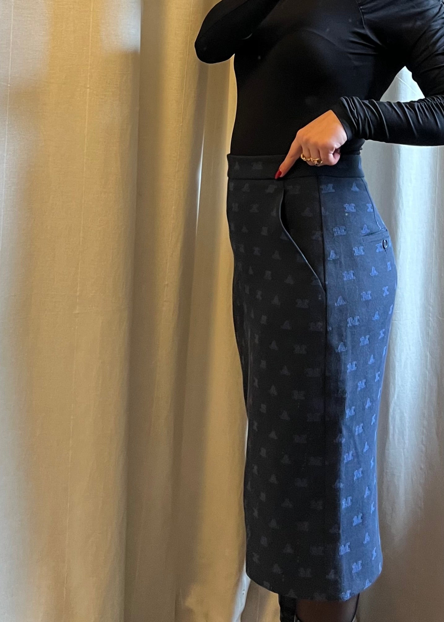 Gonna Max Mara monogram