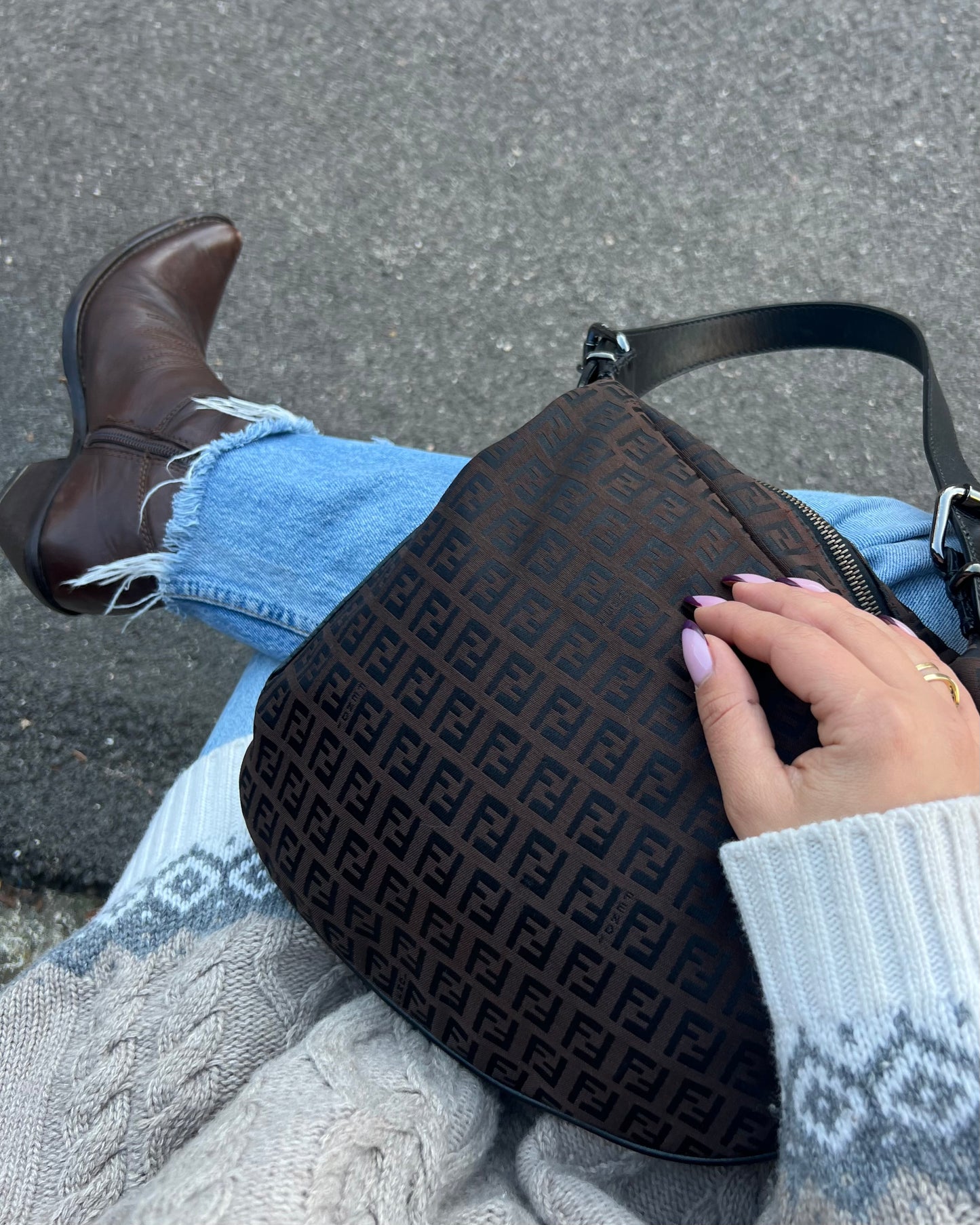 Fendi oyster cioccolato