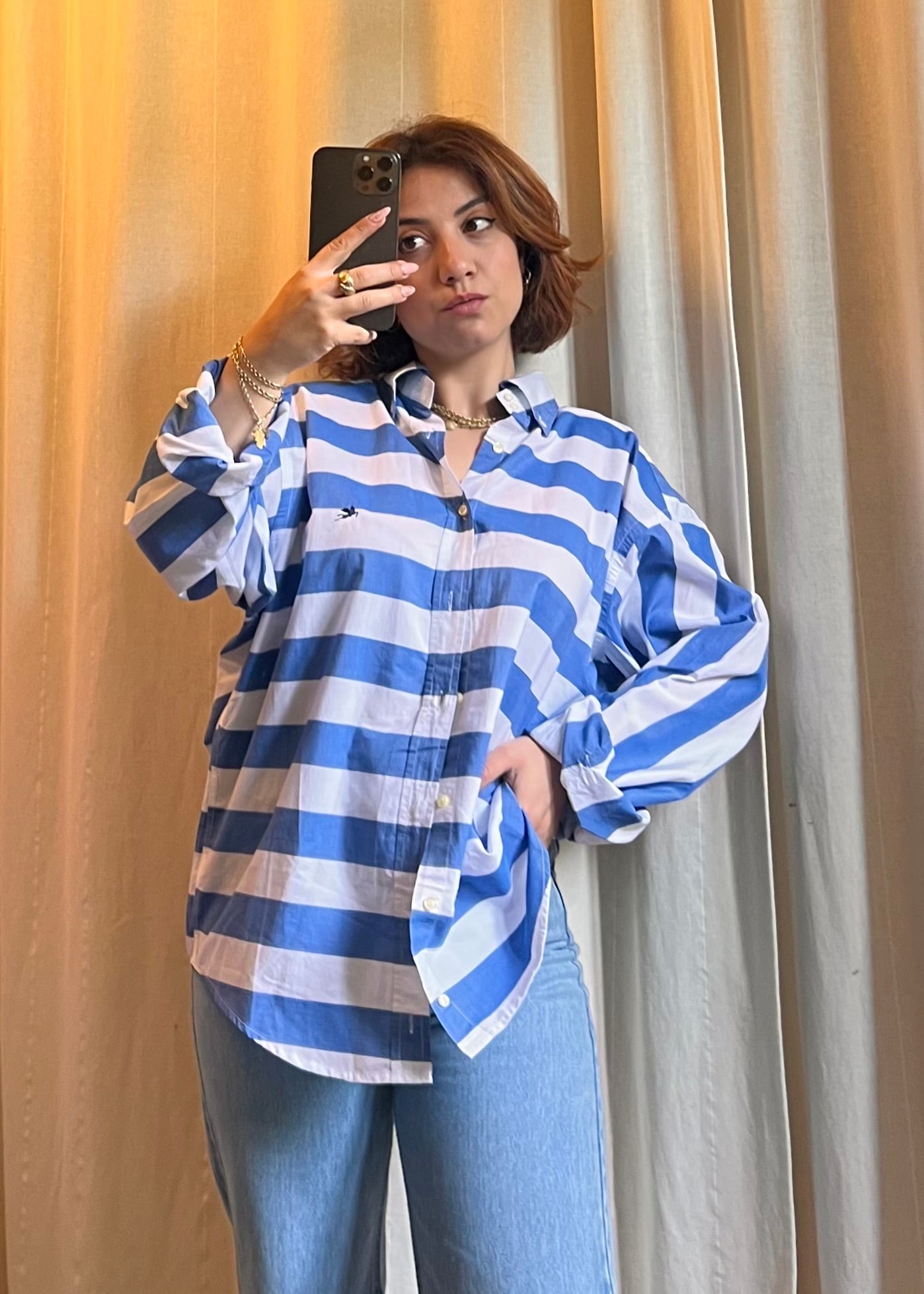 Camicia ETRO Milano - Righe Maxi Azzurre e Bianche