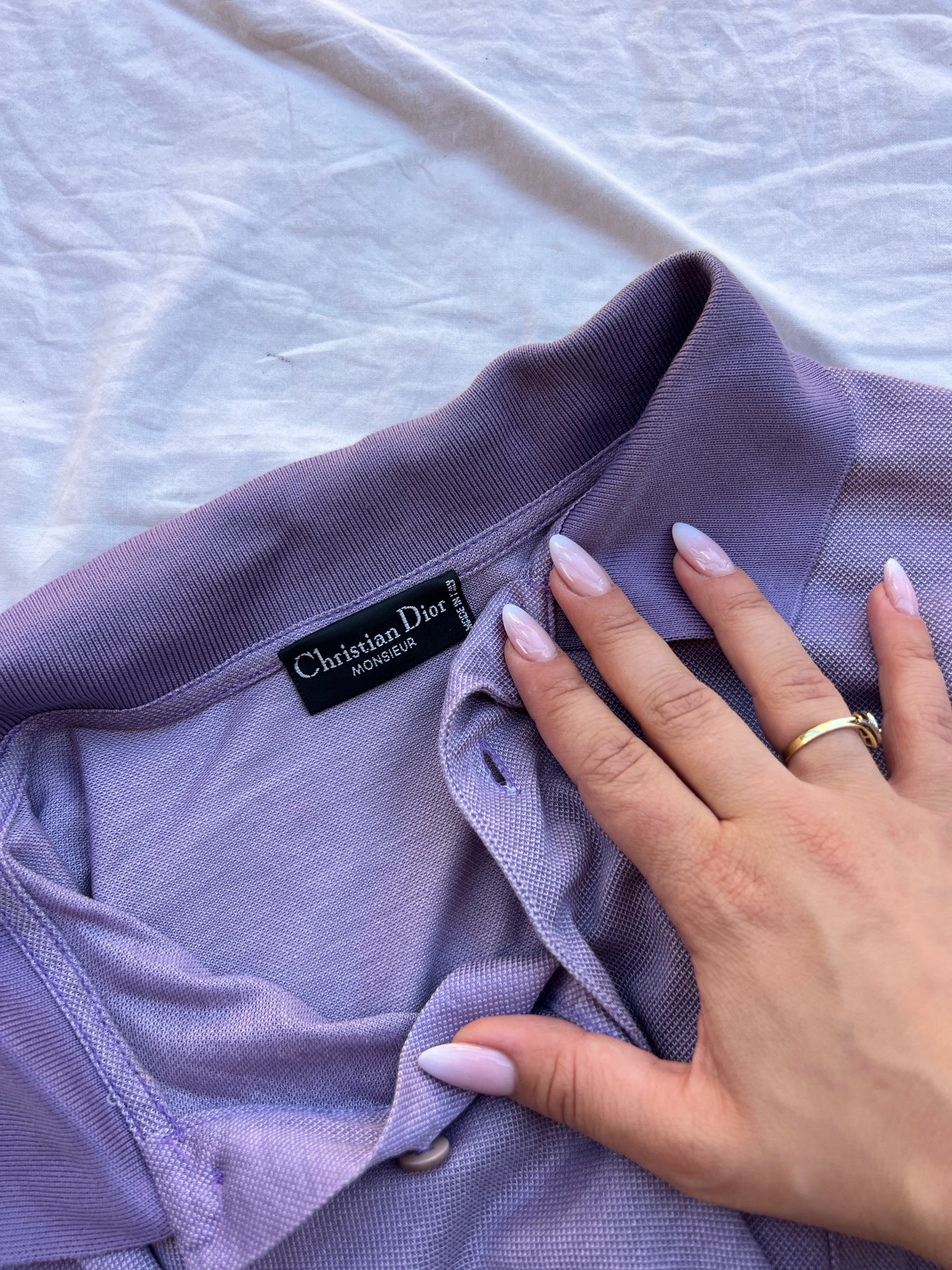 Maglietta Missoni - Lavanda con Logo Rosso